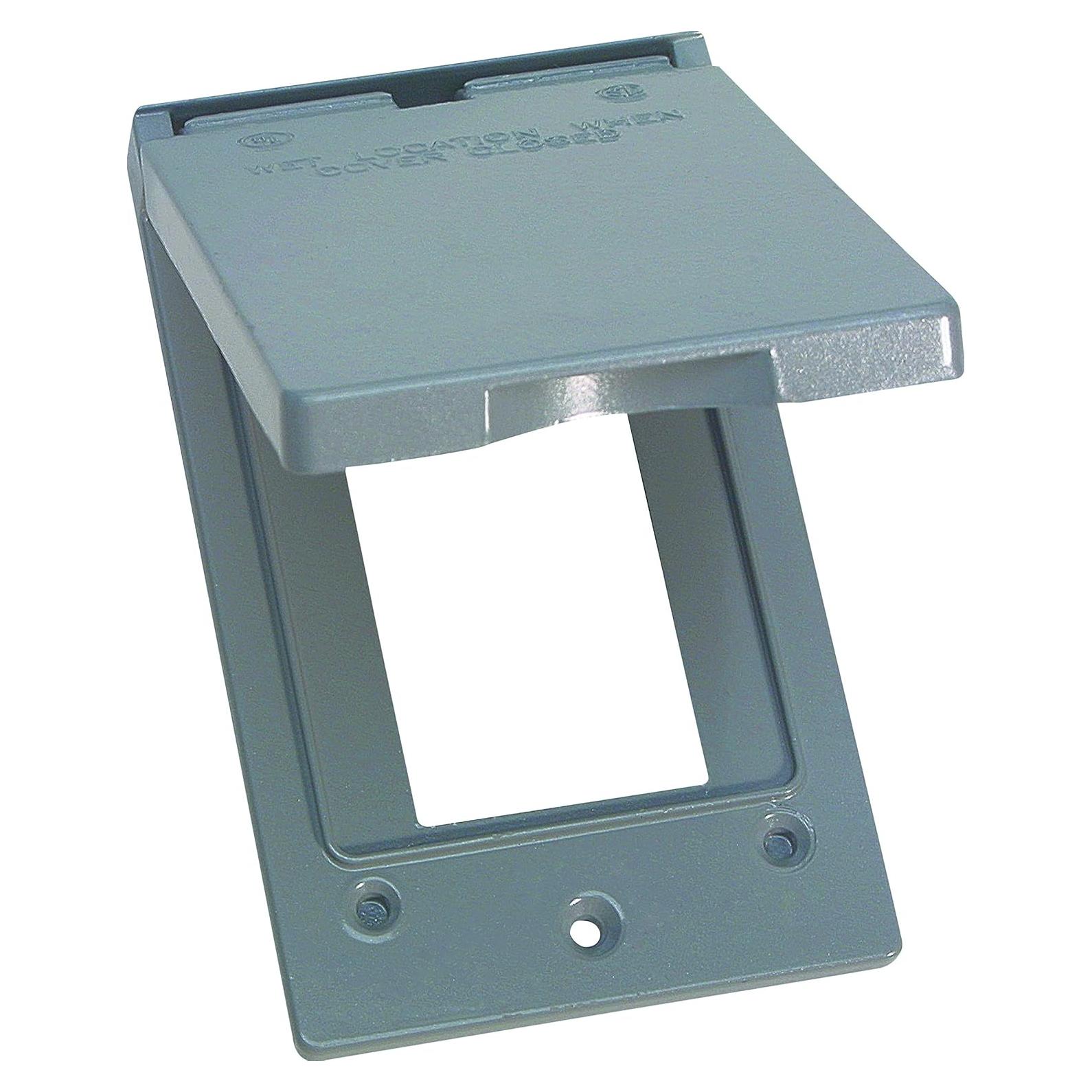 Cubierta GFCI Vertical Sigma 14248 Gris a Prueba de Clima