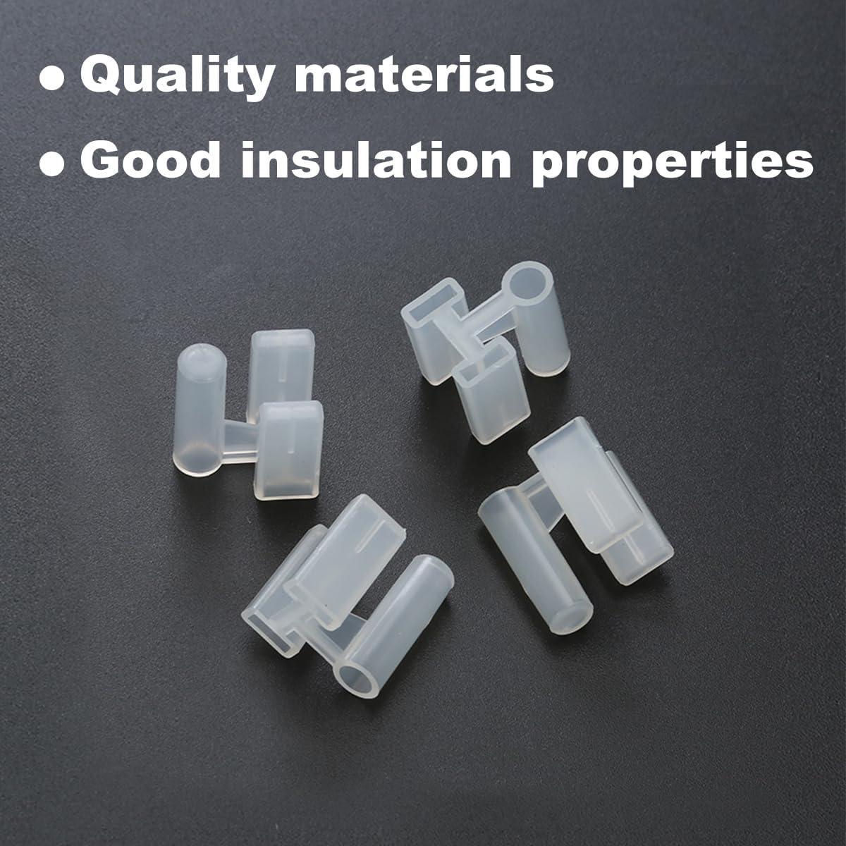 Cubierta de Enchufe 3 Patas BMIROAMDFE 100 Piezas Plástico