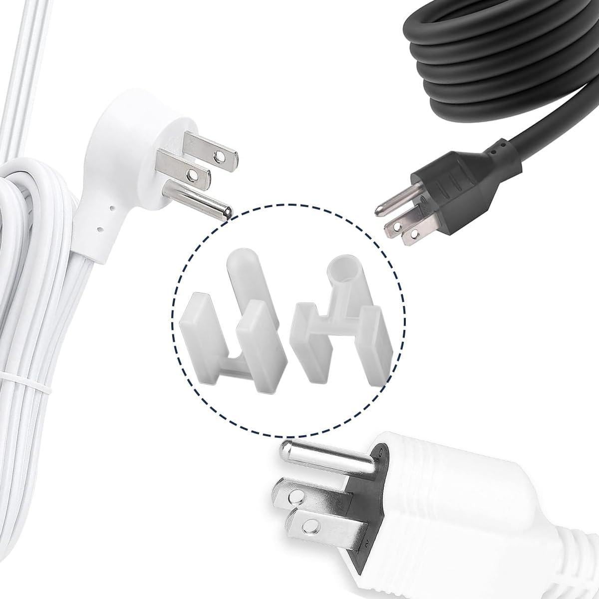 Cubierta de Enchufe 3 Patas BMIROAMDFE 100 Piezas Plástico