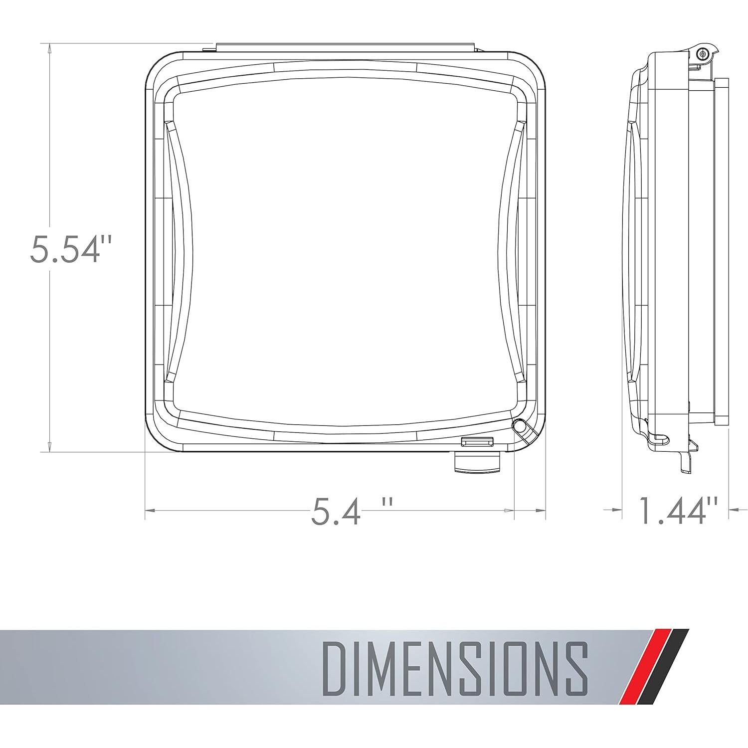 Cubierta Plana Vertical TayMac MM1410W 2-Gang Blanca