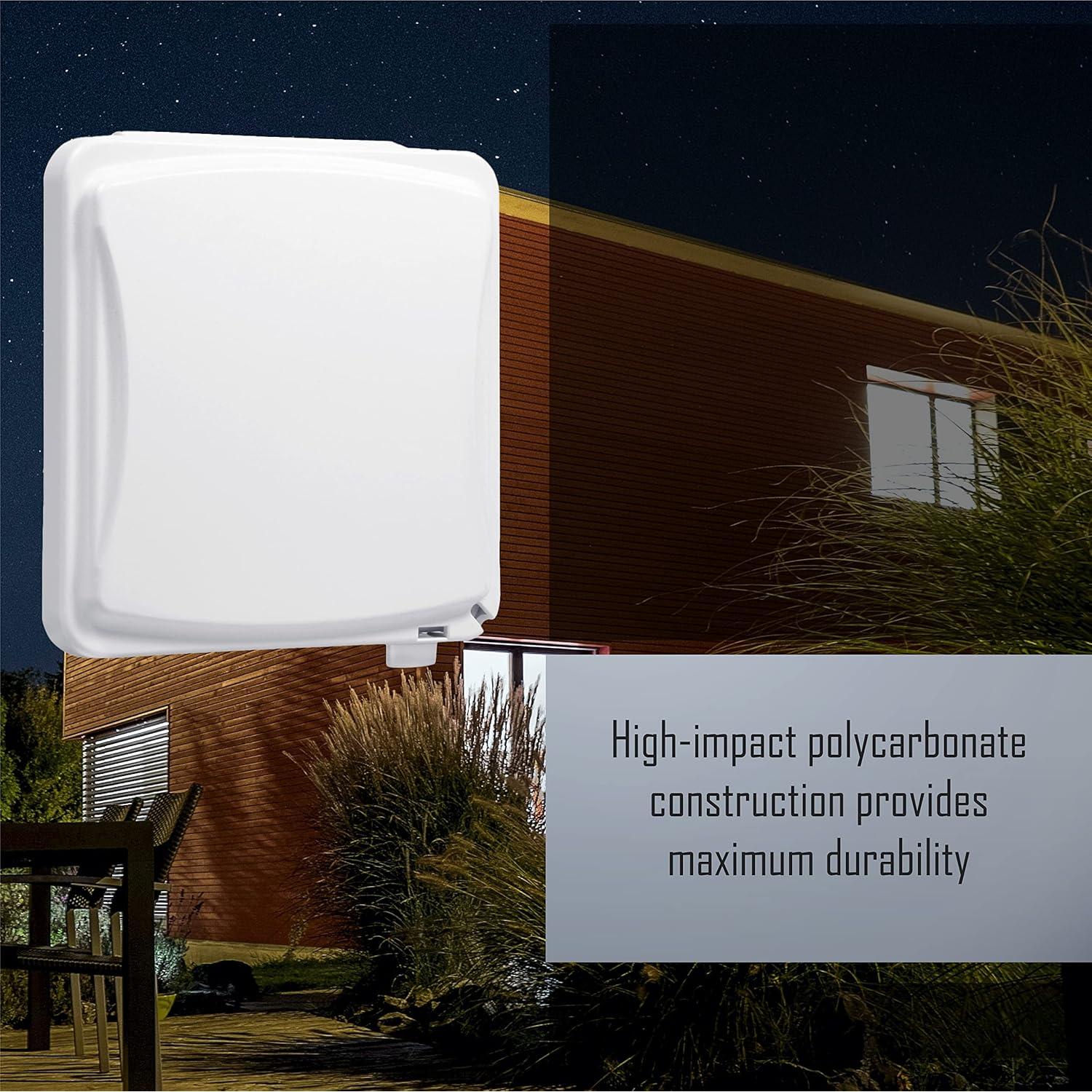 Cubierta Plana Vertical TayMac MM1410W 2-Gang Blanca