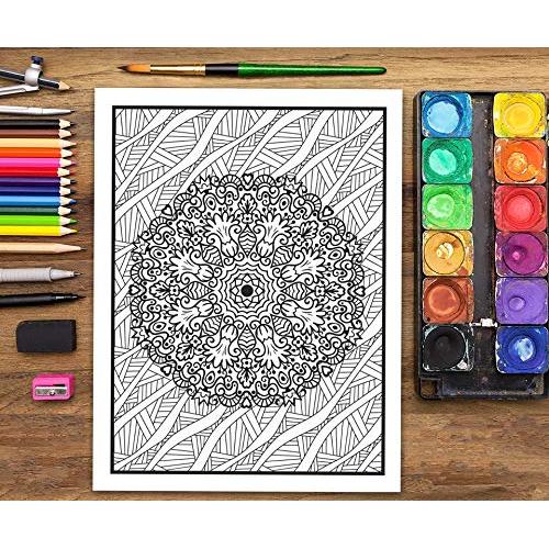 Mandalas Complejos: Libro De Colorear Para Adultos (Spanish Edition)