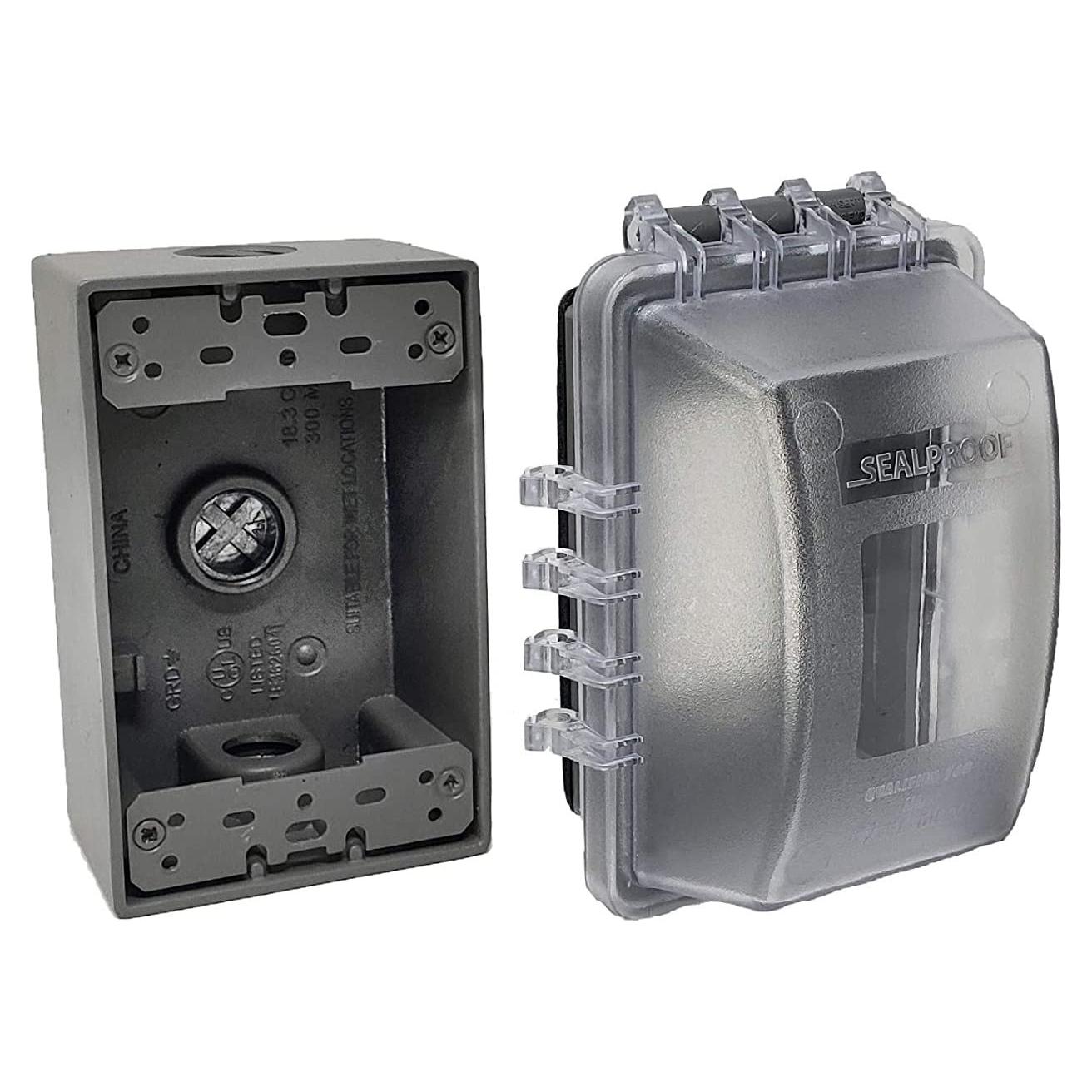 Caja de Salida Exterior 1 Gang Sealproof - Metálica UL Extra Duty