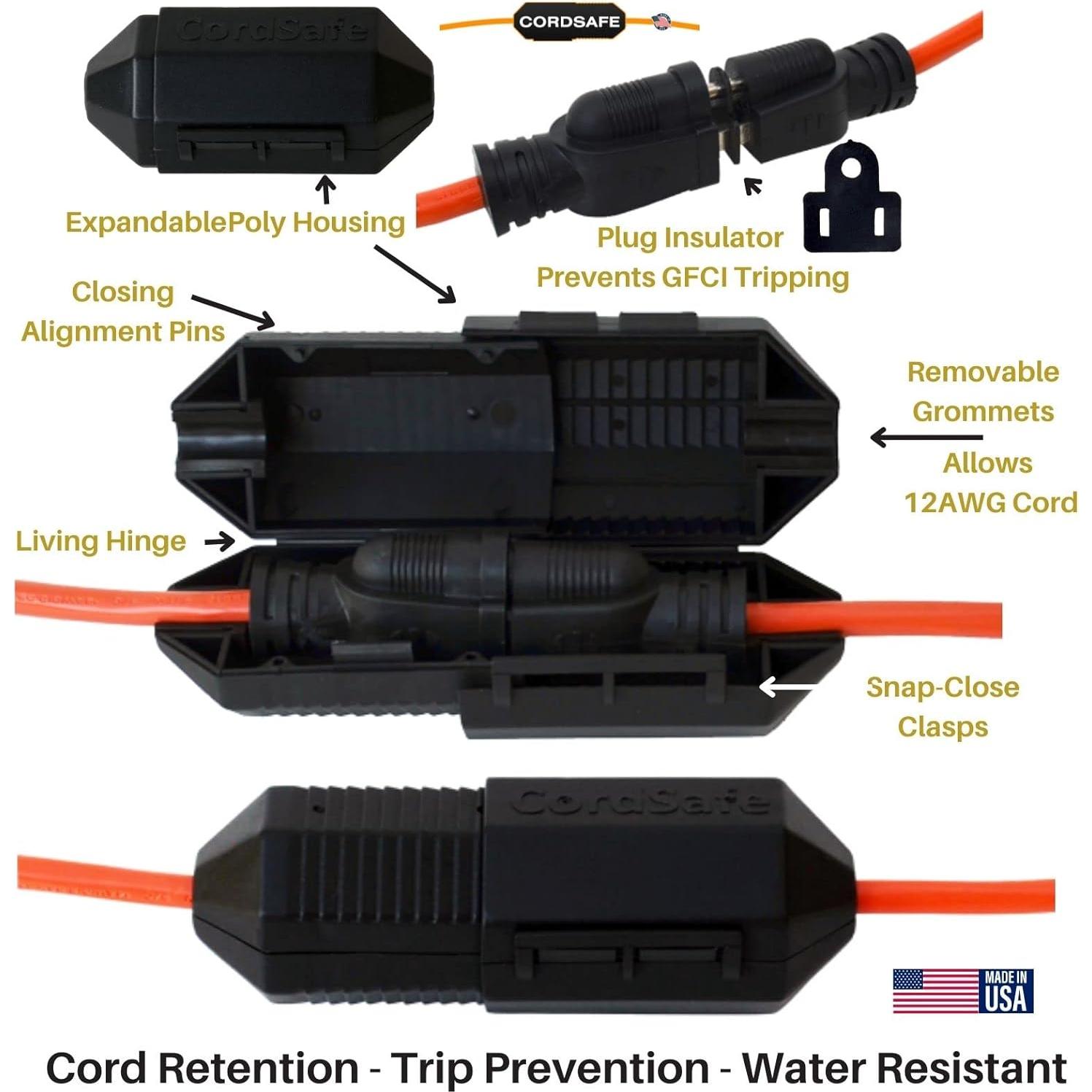 Cubierta de Cable de Extensión CordSafe - Protector Resistente 1PK