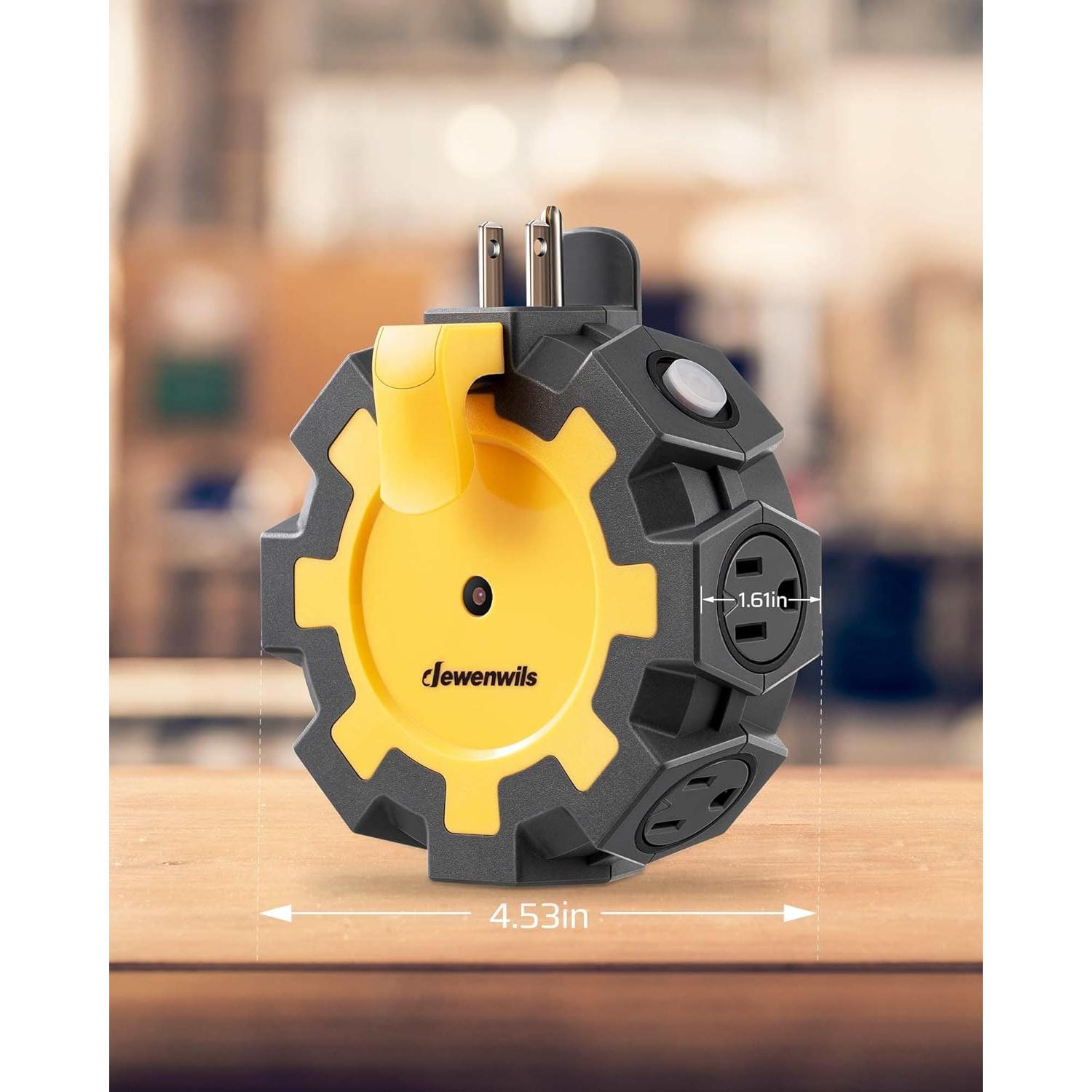 Hub de Energía DEWENWILS 6 Salidas 15A para Exteriores