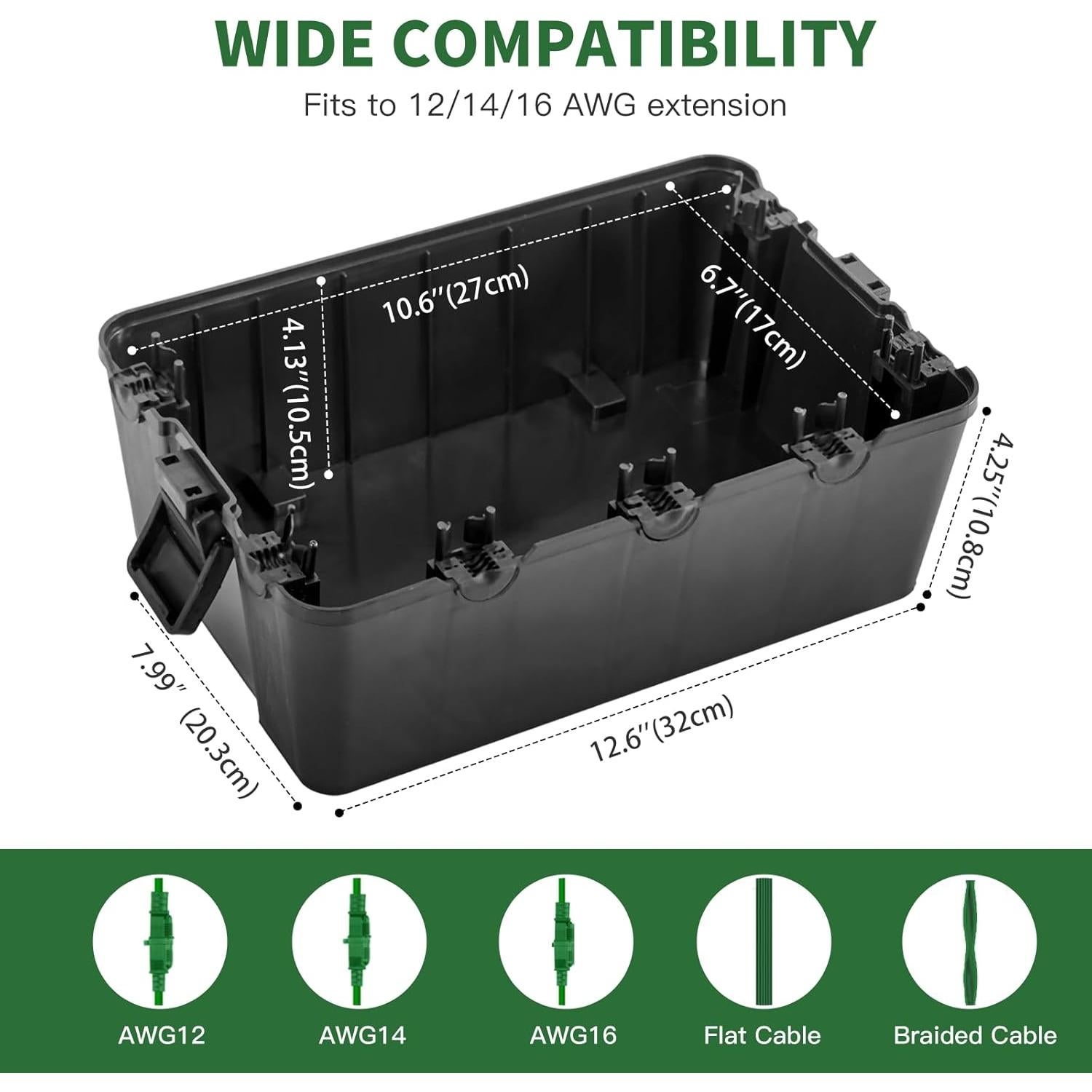 Caja Eléctrica Exterior Impermeable TOTUFY 32.8x21.1x13.2cm IP54