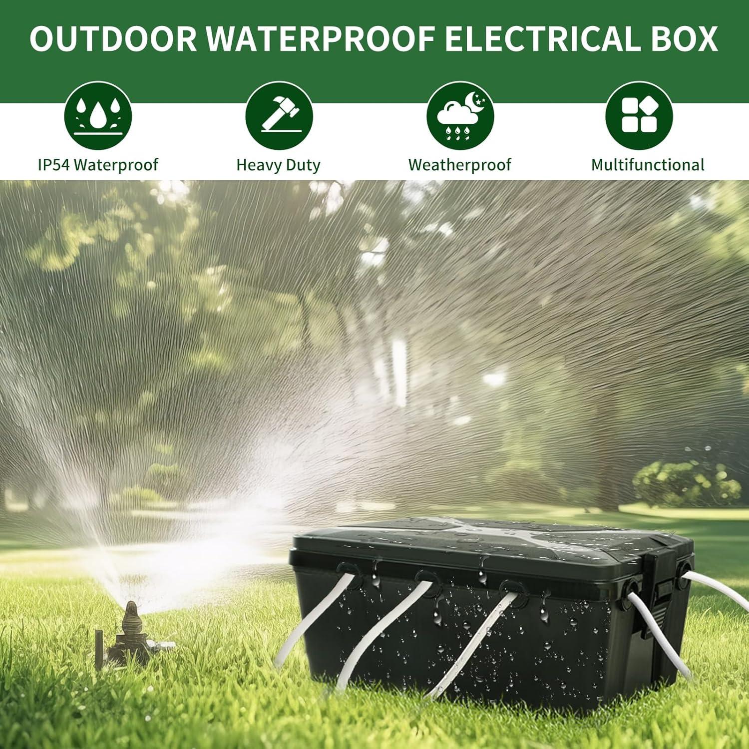 Caja Eléctrica Exterior Impermeable TOTUFY 32.8x21.1x13.2cm IP54