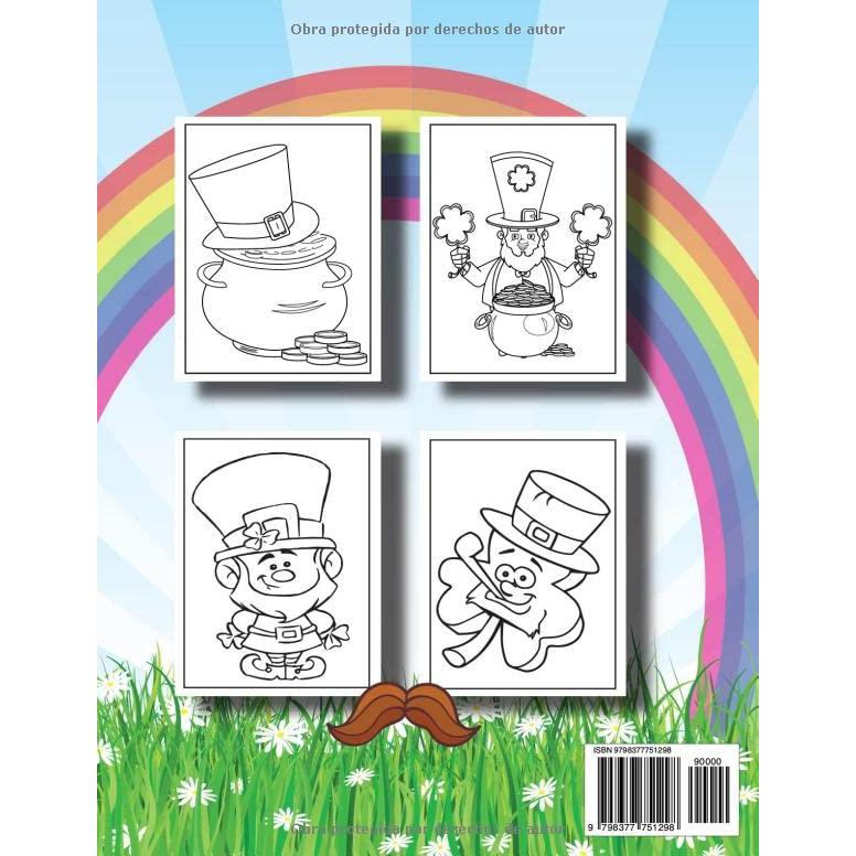 Libro para colorear del Día de San Patricio para niños: Libro para colorear para niños del Día de San Patricio, Libros del Día de San Patricio para ... sombrero arco iris. (Spanish Edition)