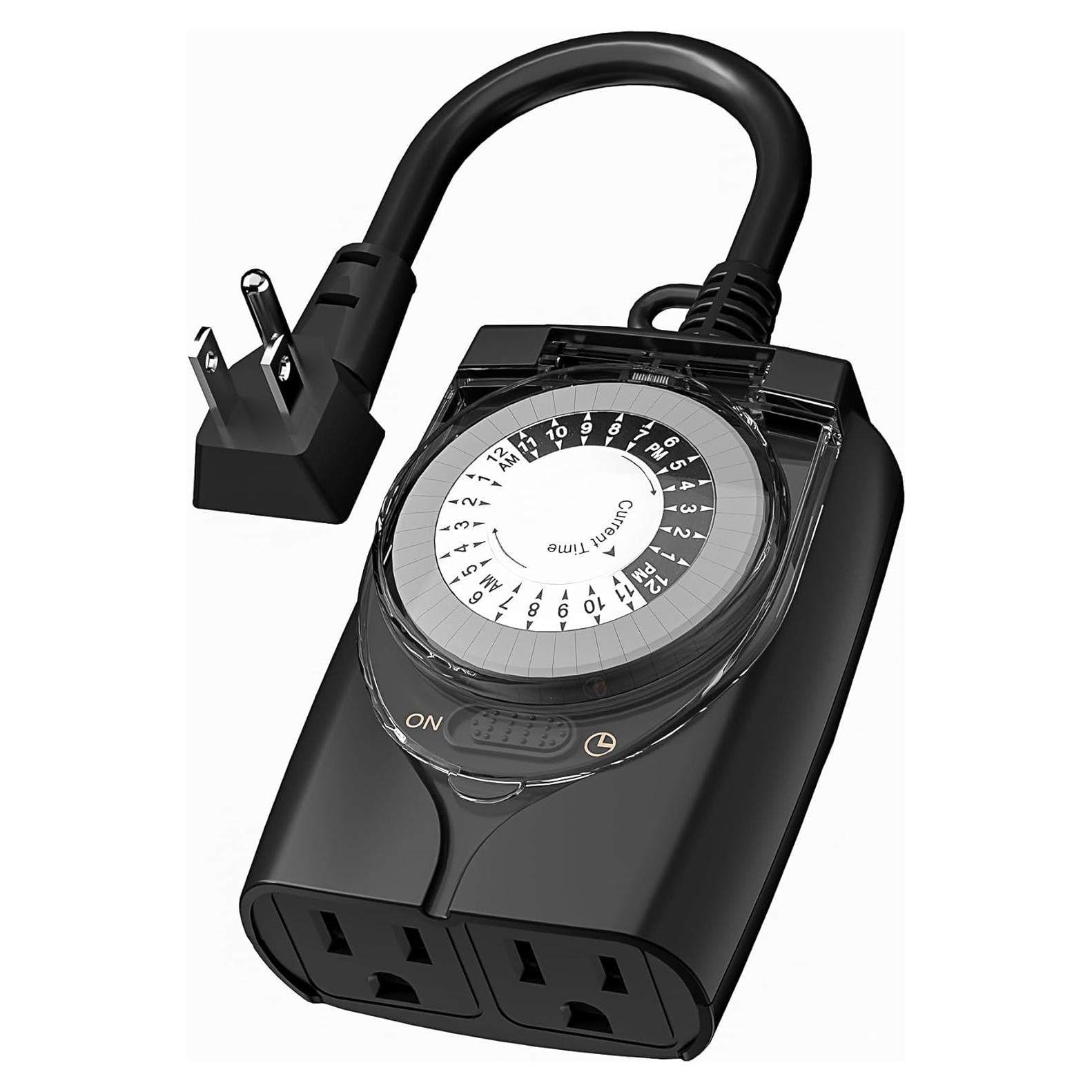 Temporizador Mecánico HBN 24 Horas para Exterior 15A