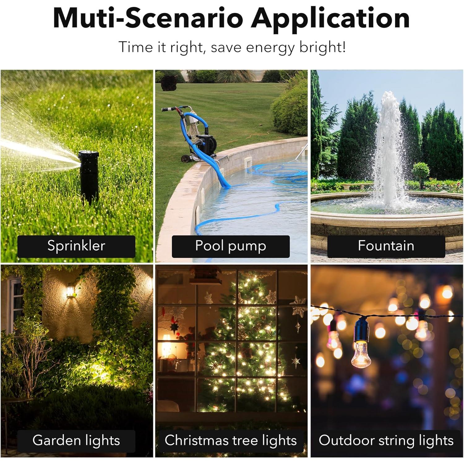 Temporizador Mecánico HBN 24 Horas para Exterior 15A