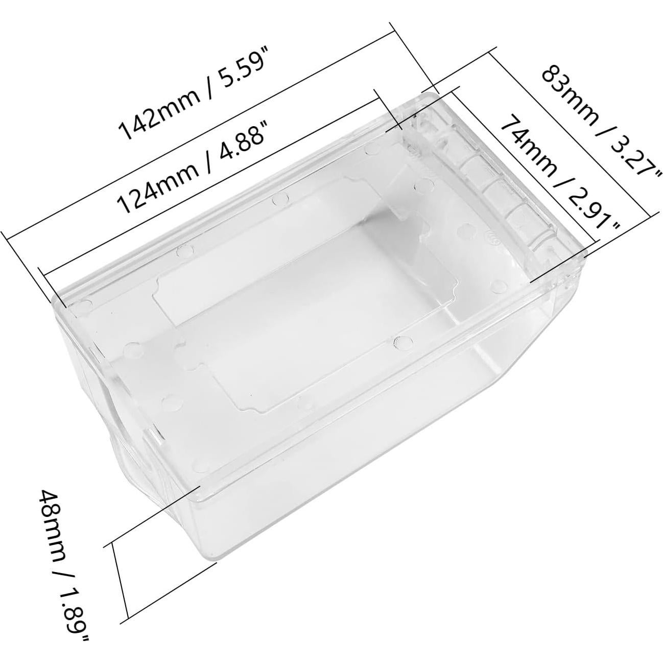 Cubierta de Enchufe a Prueba de Agua Fielect 142x83mm 2Pcs
