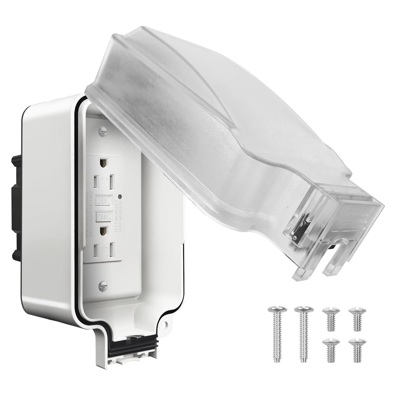 Caja de Salida Eléctrica Exterior GFCI 15A IP66 Bloqueable