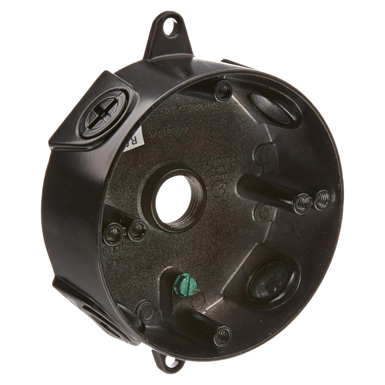 Caja Redonda Aluminio RAB VXCB 10.48 cm a Prueba de Climas