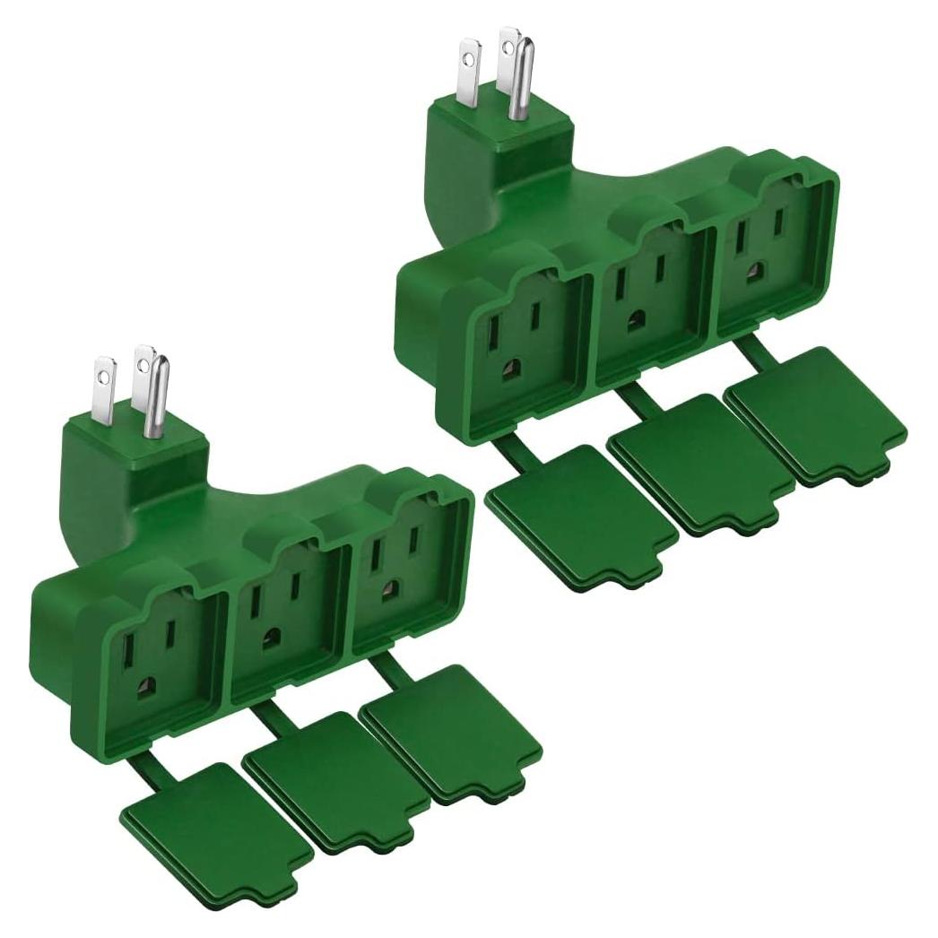 Adaptador de Enchufe de Pared K KASONIC 3 Salidas Resistente