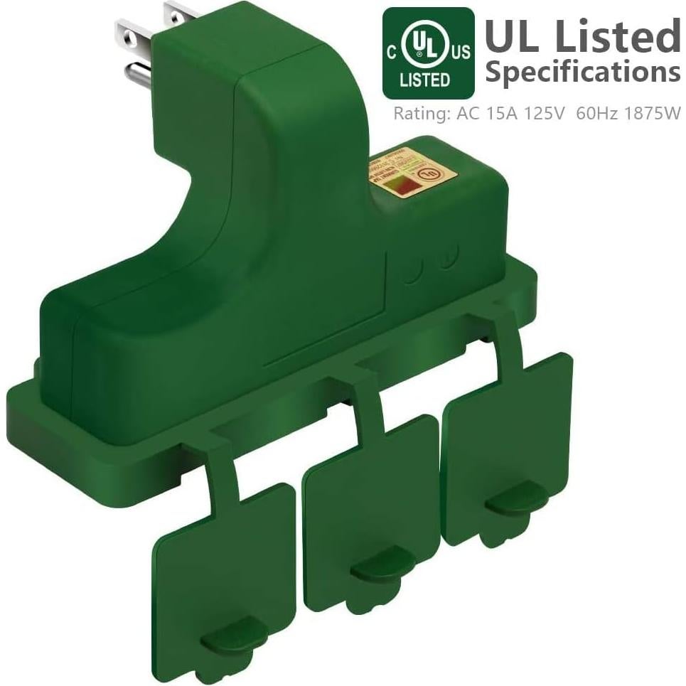 Adaptador de Enchufe de Pared K KASONIC 3 Salidas Resistente