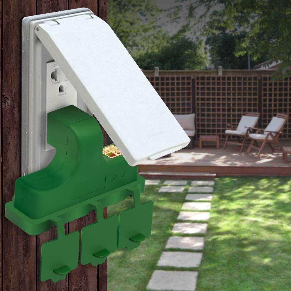 Adaptador de Enchufe de Pared K KASONIC 3 Salidas Resistente