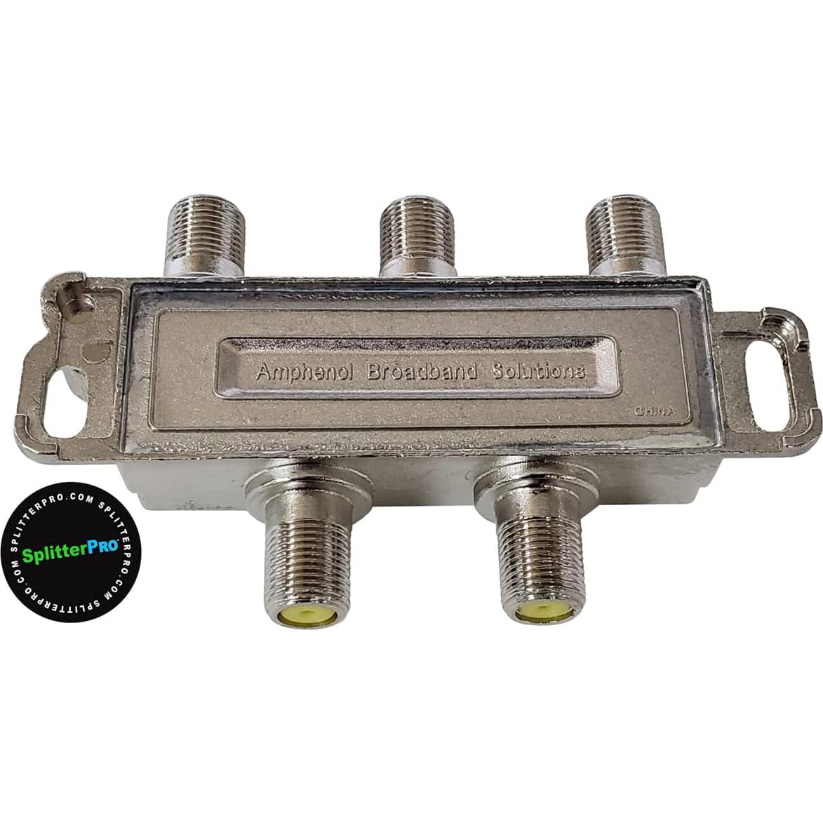 Divisor de Cable Coaxial 4 Vías SplitterPRO 1 GHz HDTV