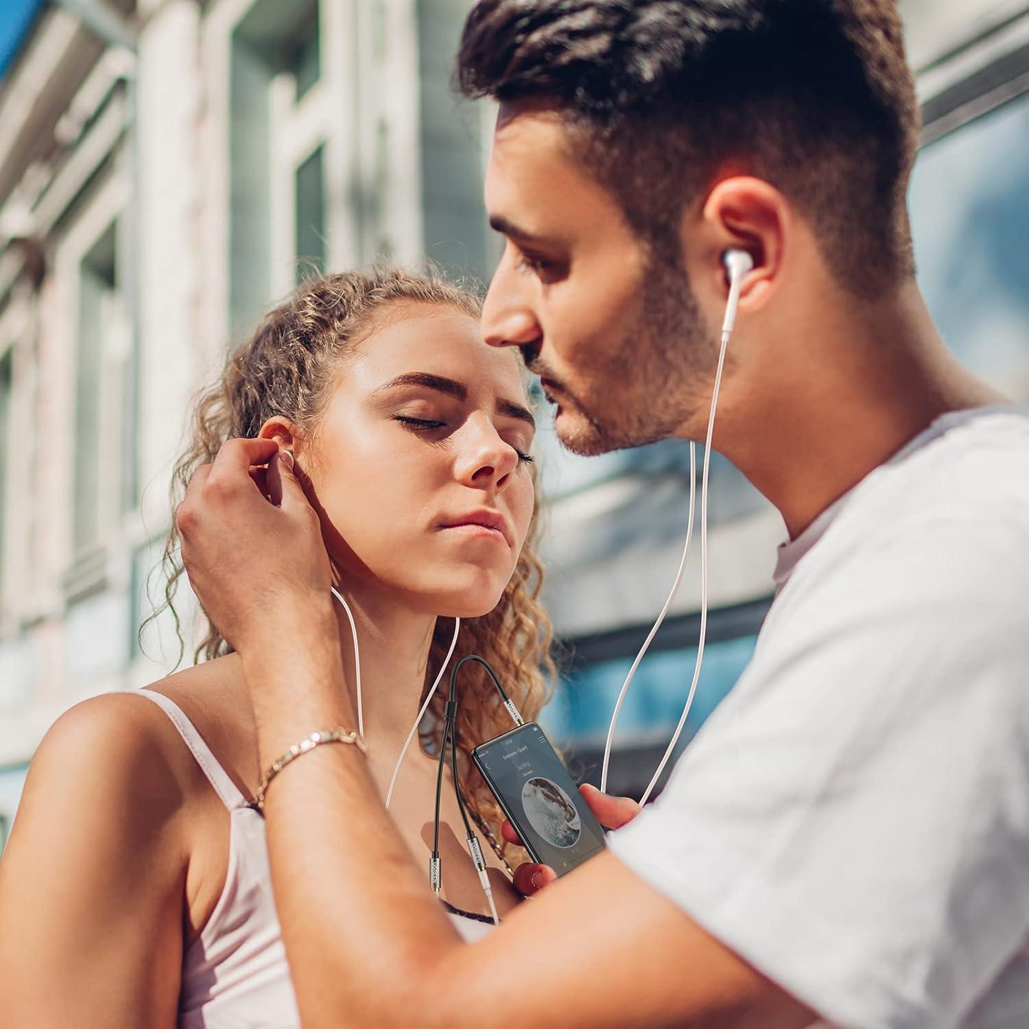 Divisor de Auriculares UGREEN 3.5mm Estéreo 20cm