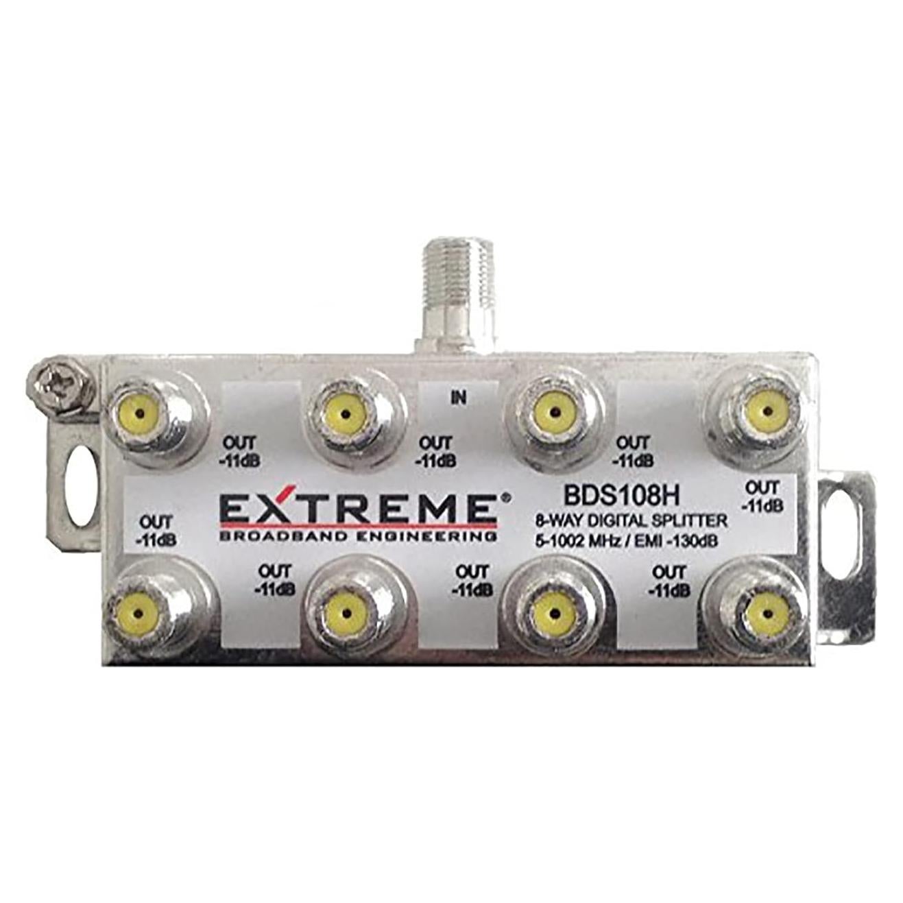 Divisor Coaxial Digital Horizontal Extreme BDS108H 1GHz 8 Vías