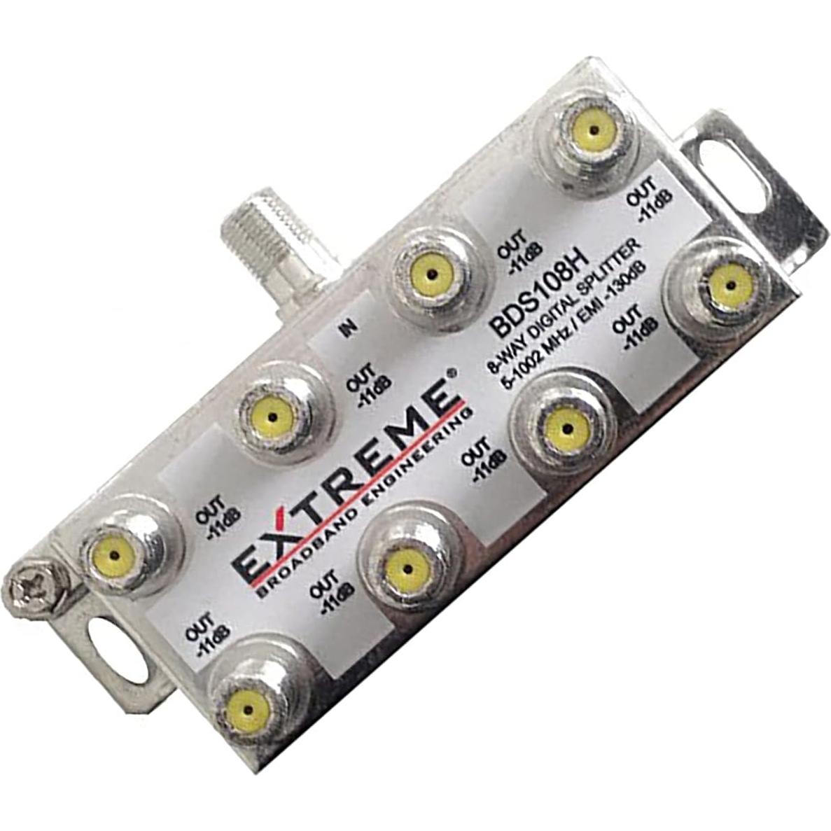 Divisor Coaxial Digital Horizontal Extreme BDS108H 1GHz 8 Vías