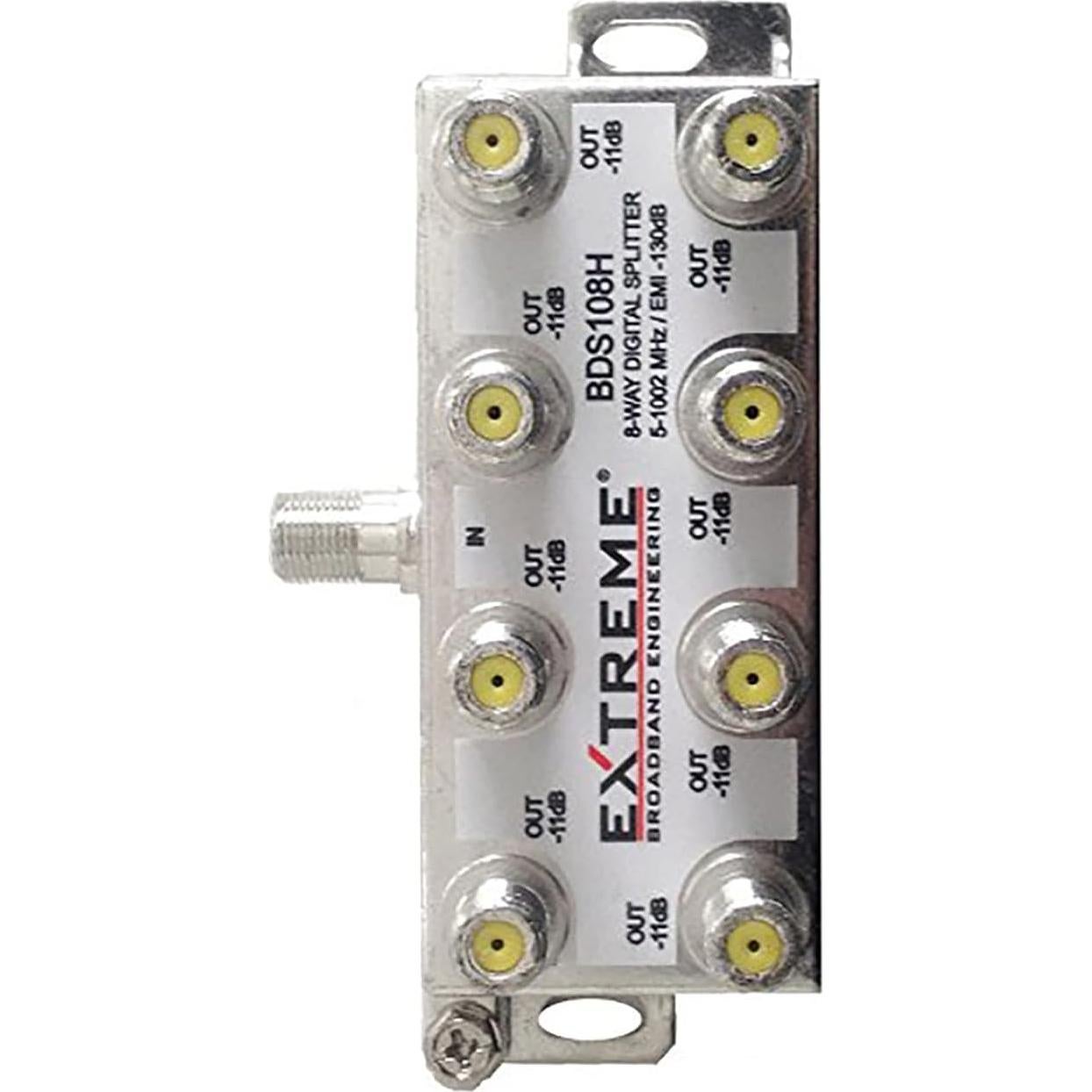 Divisor Coaxial Digital Horizontal Extreme BDS108H 1GHz 8 Vías