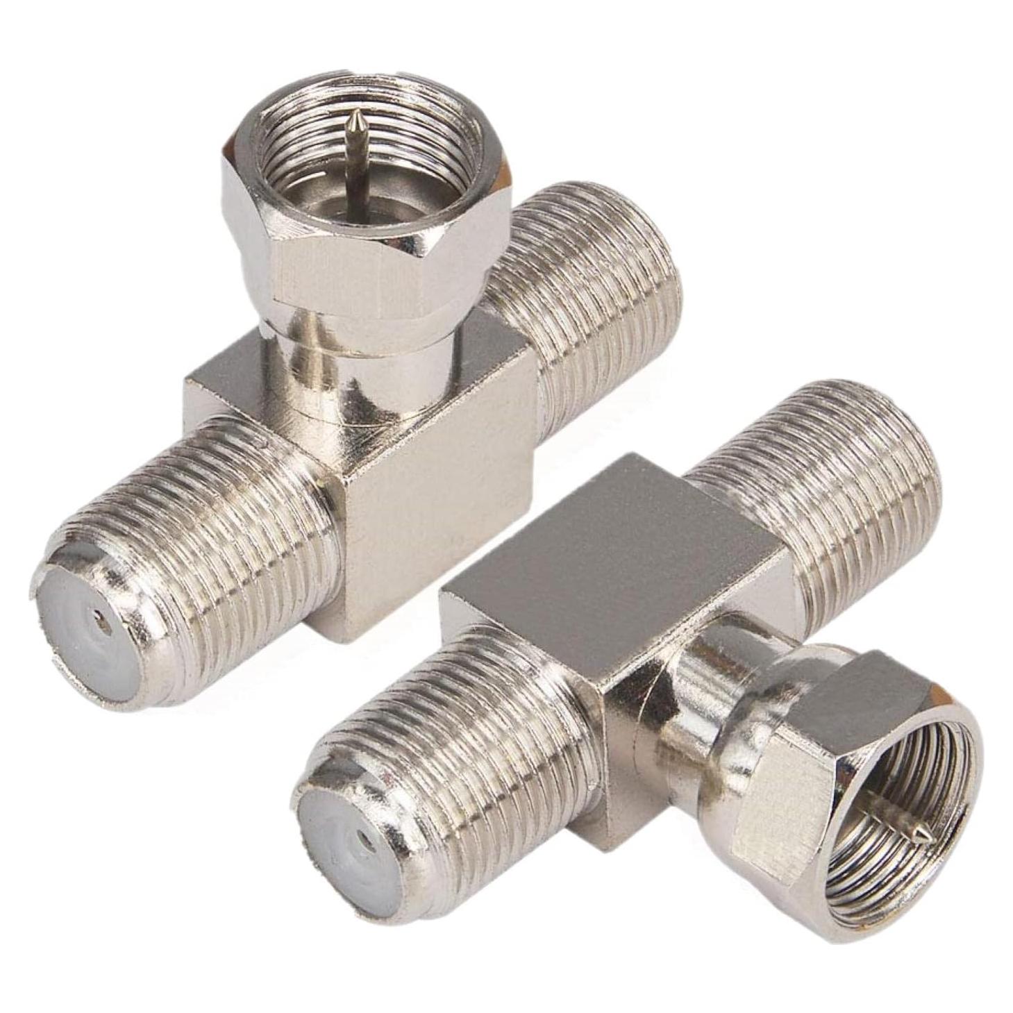 Divisor Coaxial Kaunosta 3 Vías Tipo F Macho a 2 Hembras