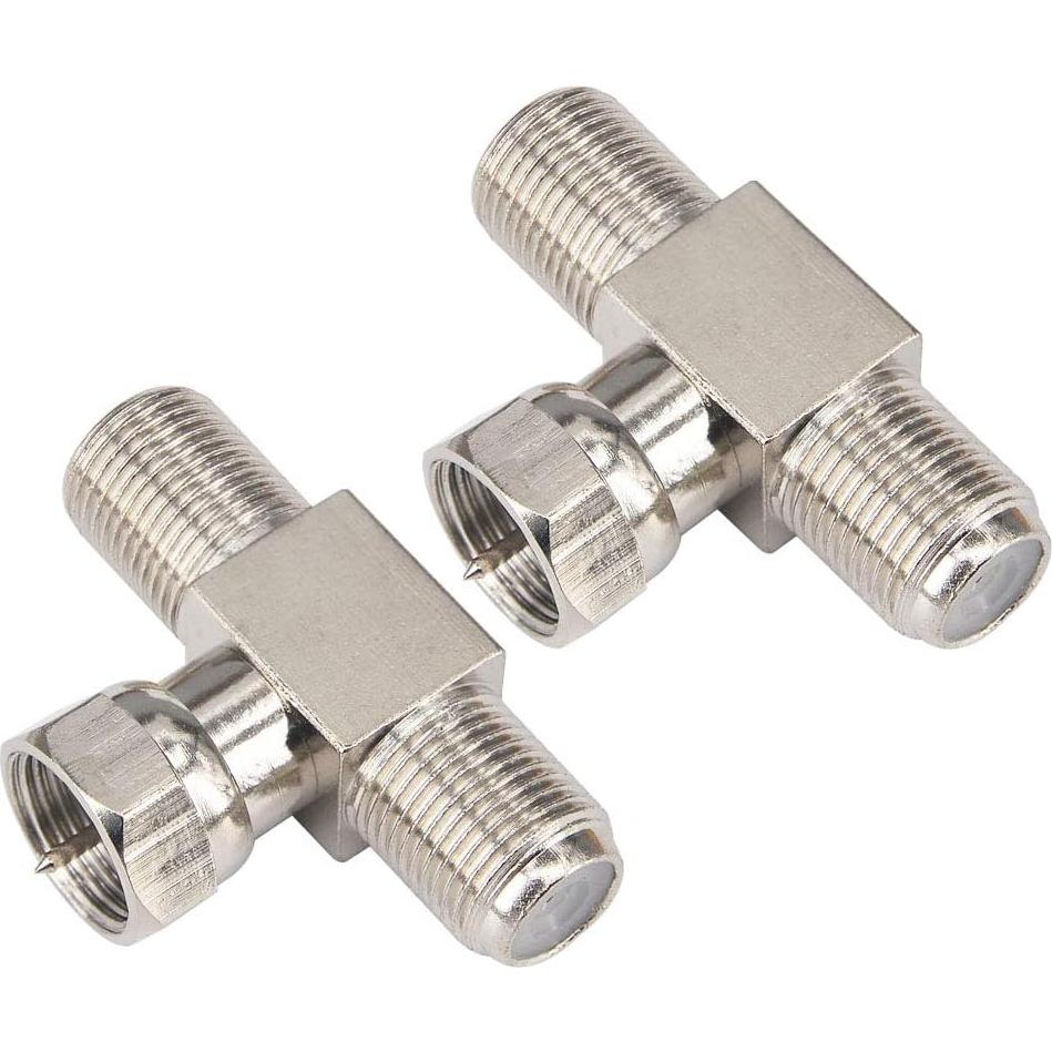 Divisor Coaxial Kaunosta 3 Vías Tipo F Macho a 2 Hembras