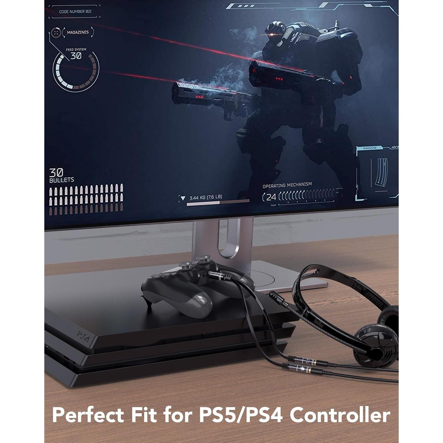 Divisor de Auriculares KINGTOP 3.5mm para Micrófono y Audio