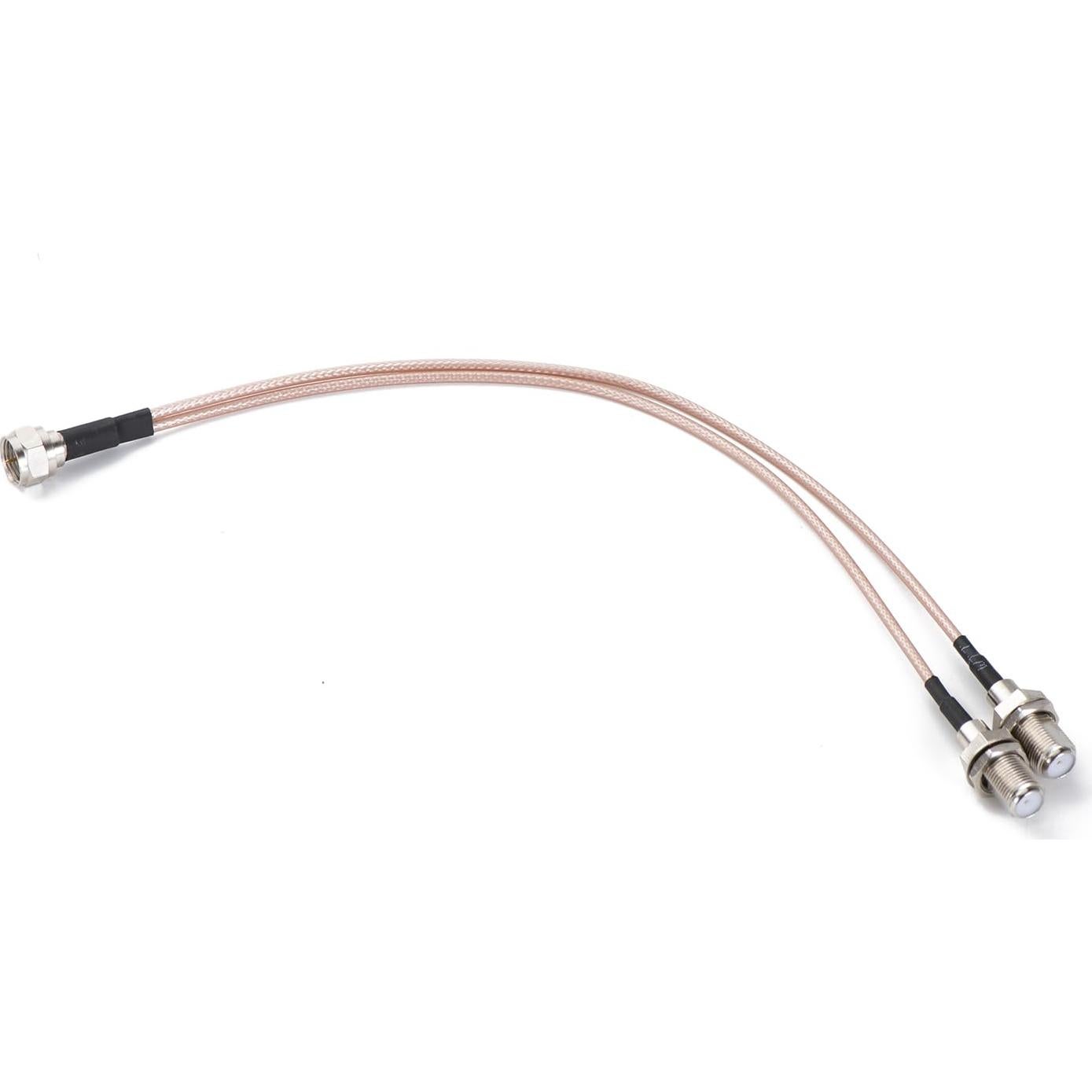 Divisor de Cable Coaxial F Tipo Youmimei 15cm 75Ohm Doble