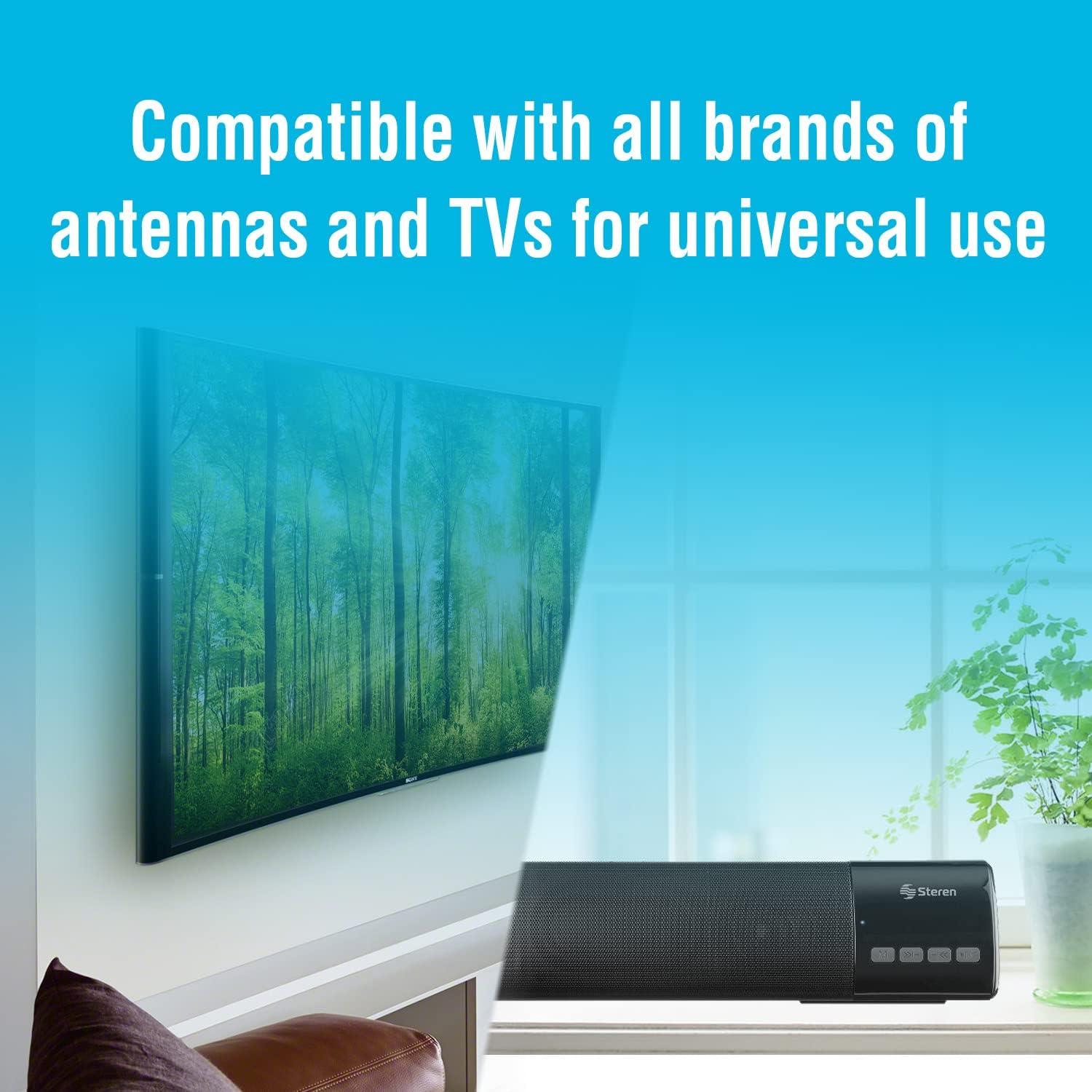 Divisor 4 Vías Steren 2.4GHz 90dB con Paso de Corriente DC