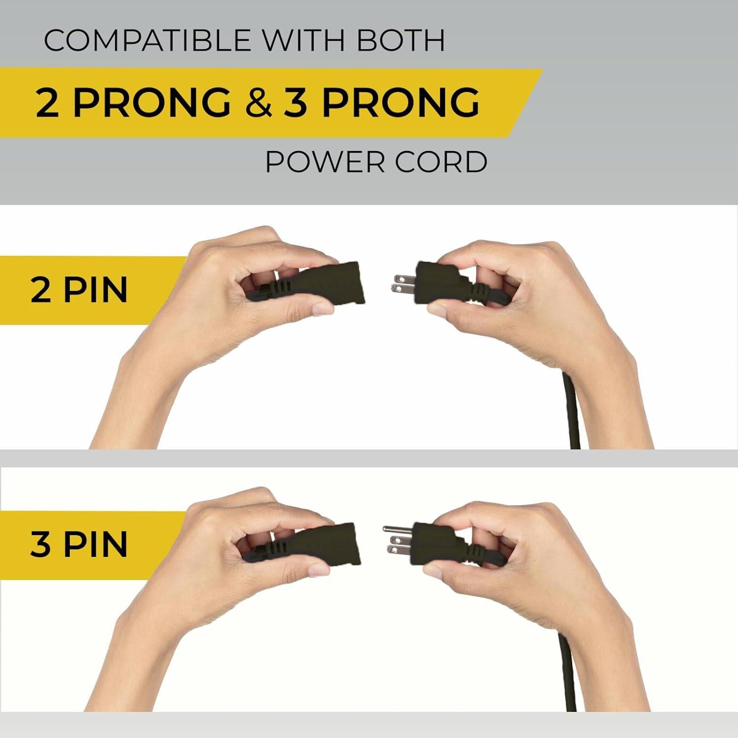 Divisor de Energía Colsen - Cable de Extensión 7.62m 3 Salidas