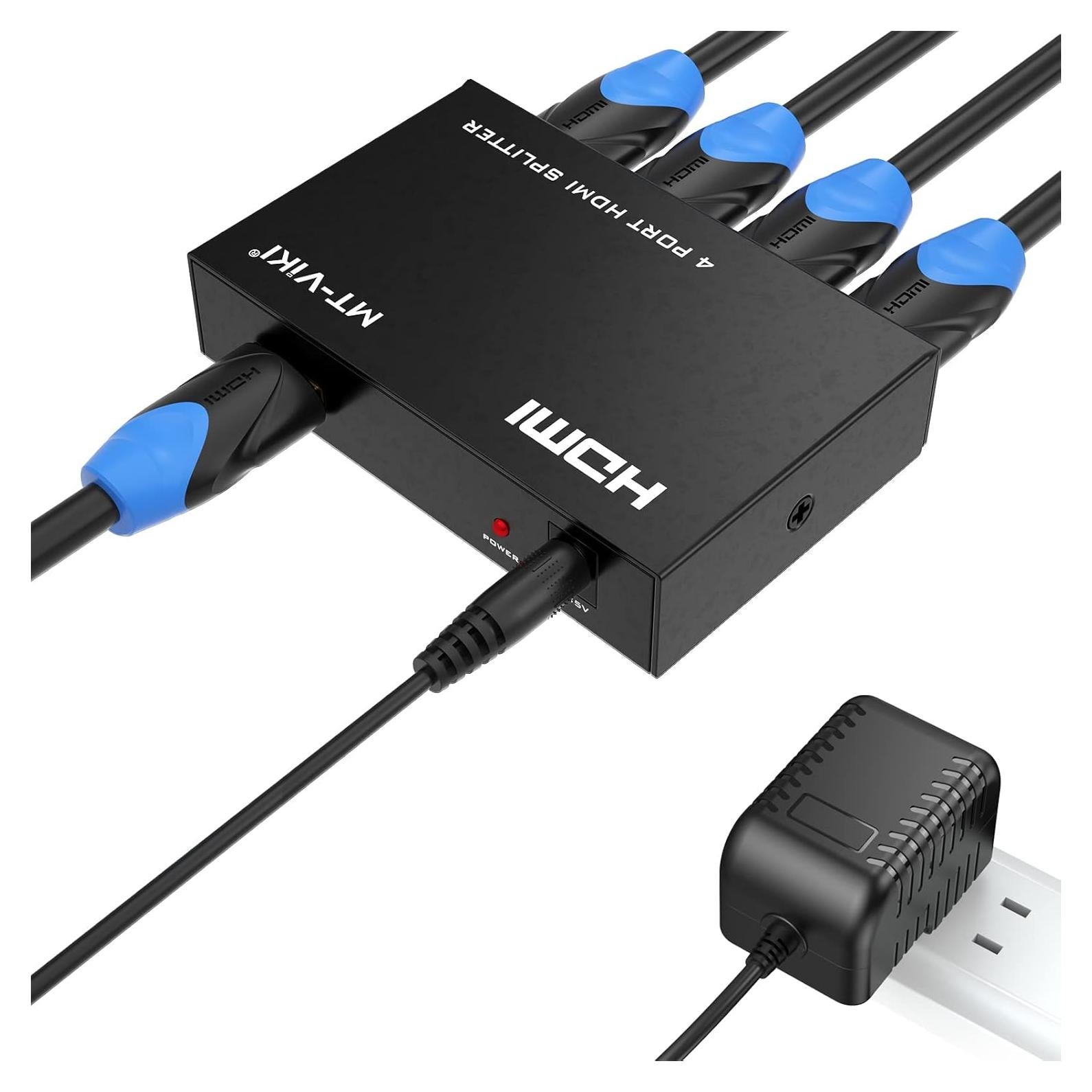 Divisor HDMI 1 en 4 Salidas MT-ViKI 4K 30Hz Full HD