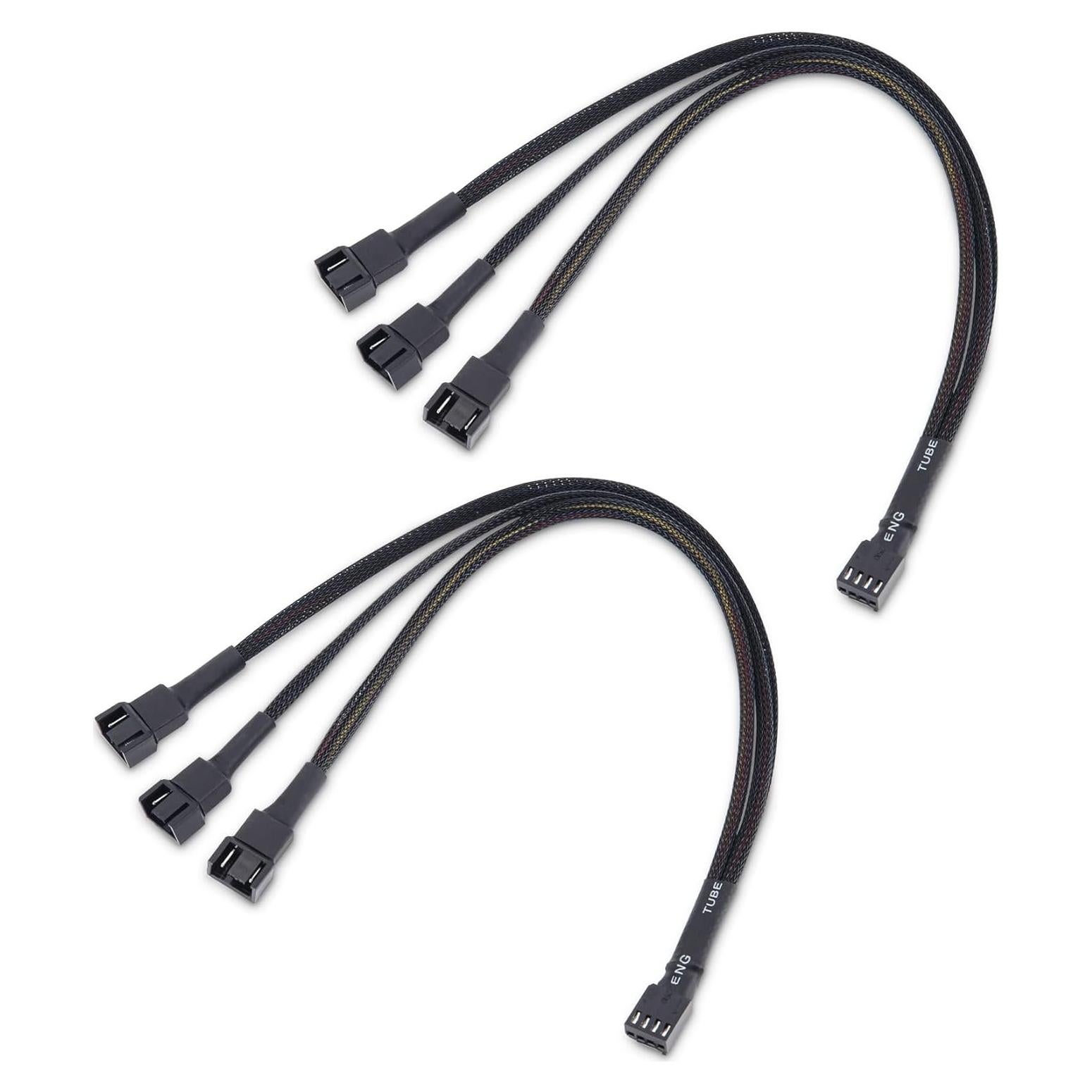 Cable Divisor de Ventilador PWM 4 Pines Cable Matters 30cm - Paquete de 2