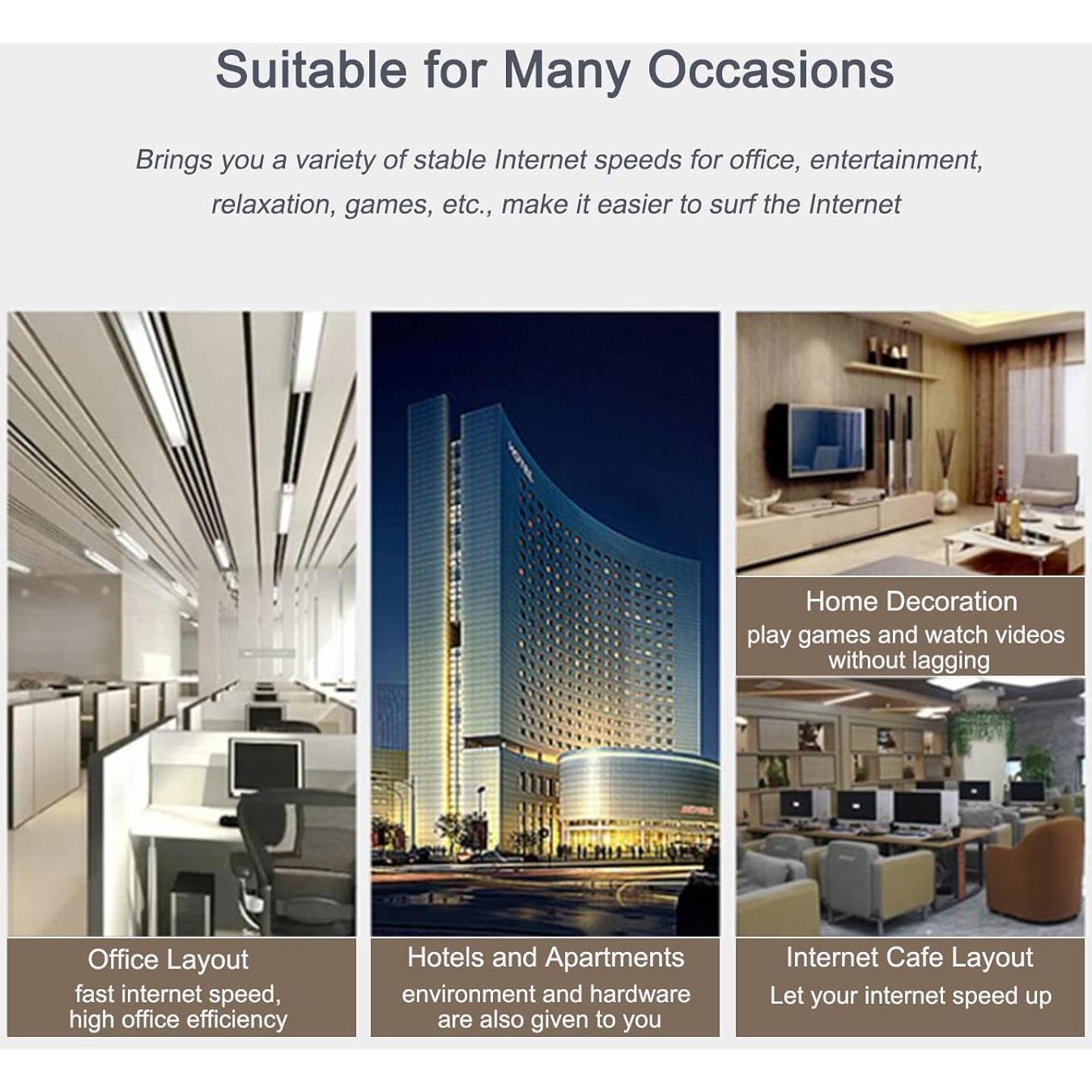 Divisor Ethernet RJ45 1 a 2 ukiism para Cat5/6/7 - Negro