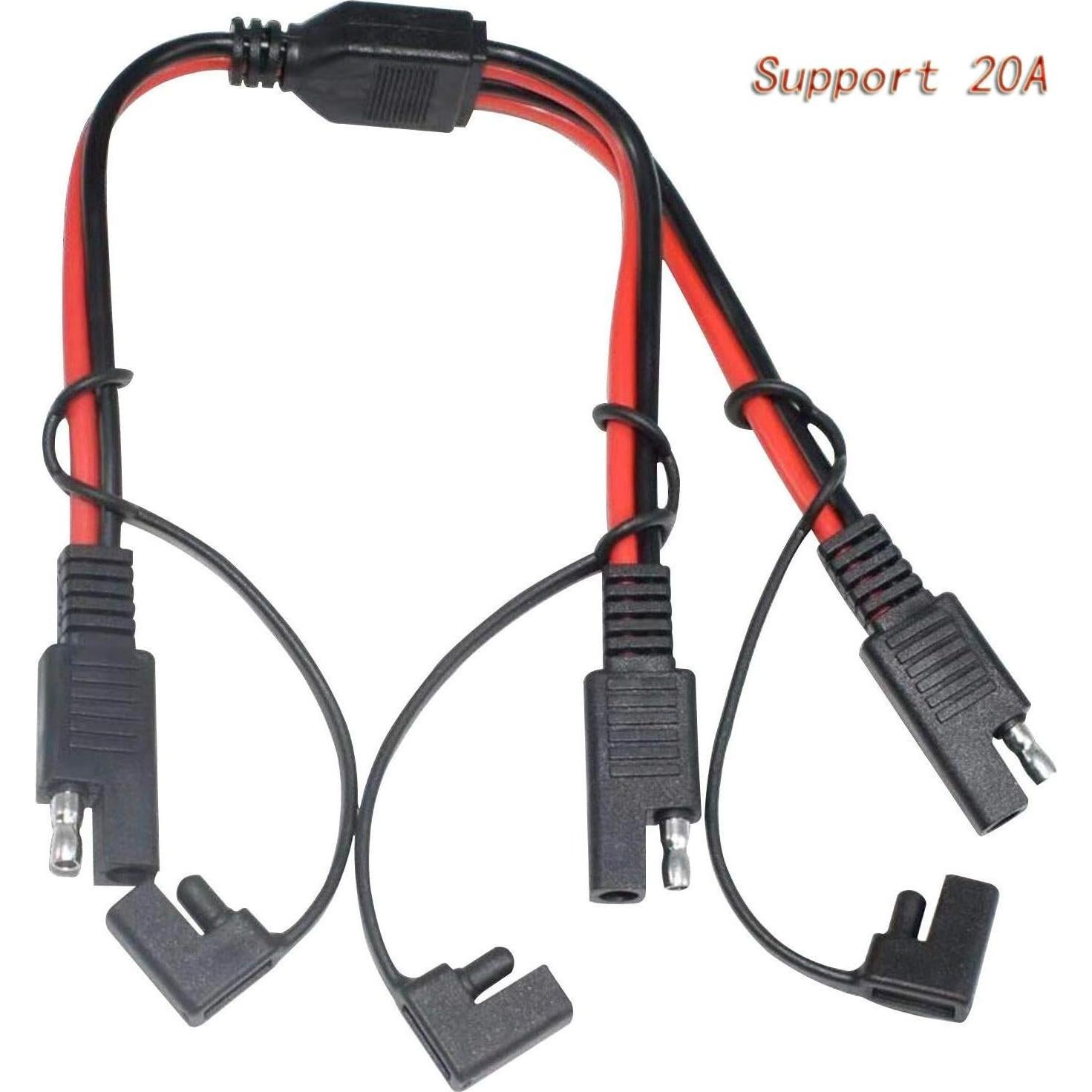 Cable de Extensión SAE 14AWG Sprint Gadgets 30cm con Cubierta