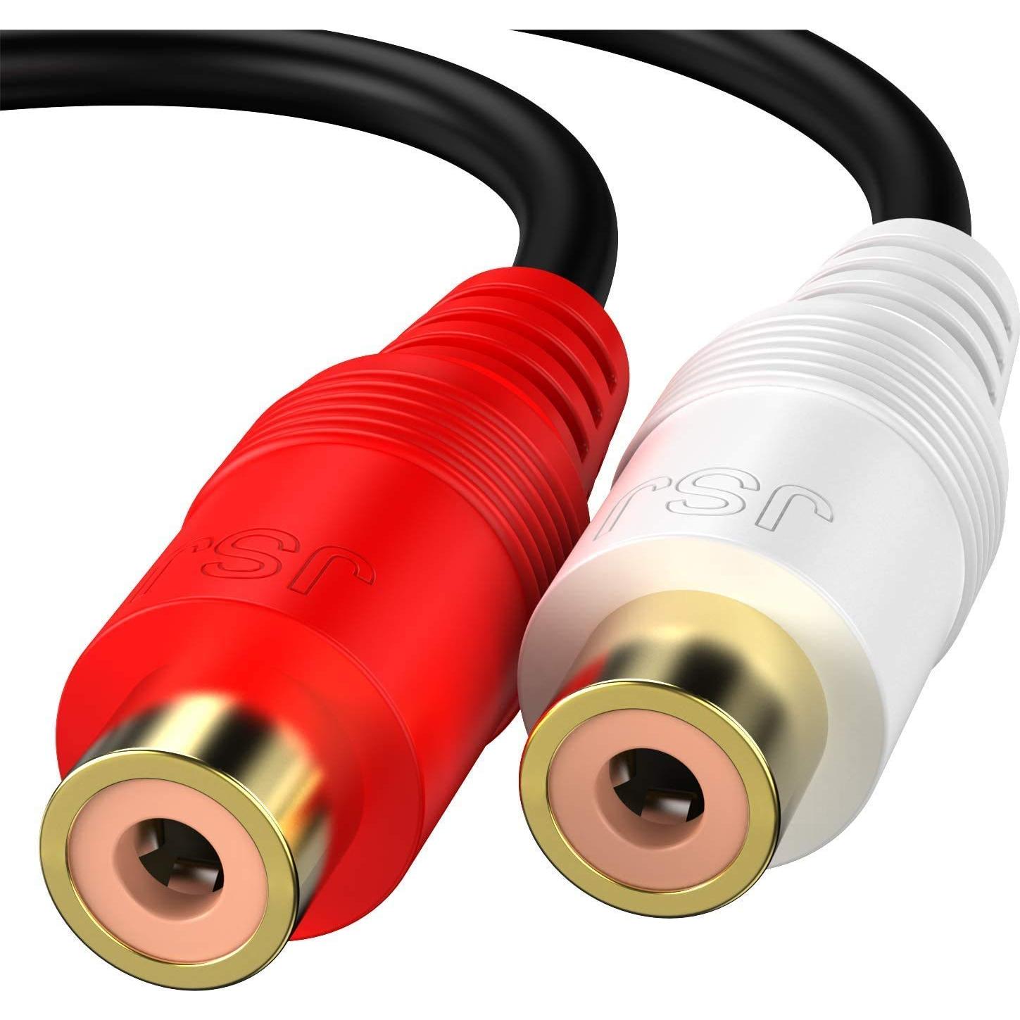 Adaptador RCA Y 1 Macho a 2 Hembras XIAOLIN 0.15 m