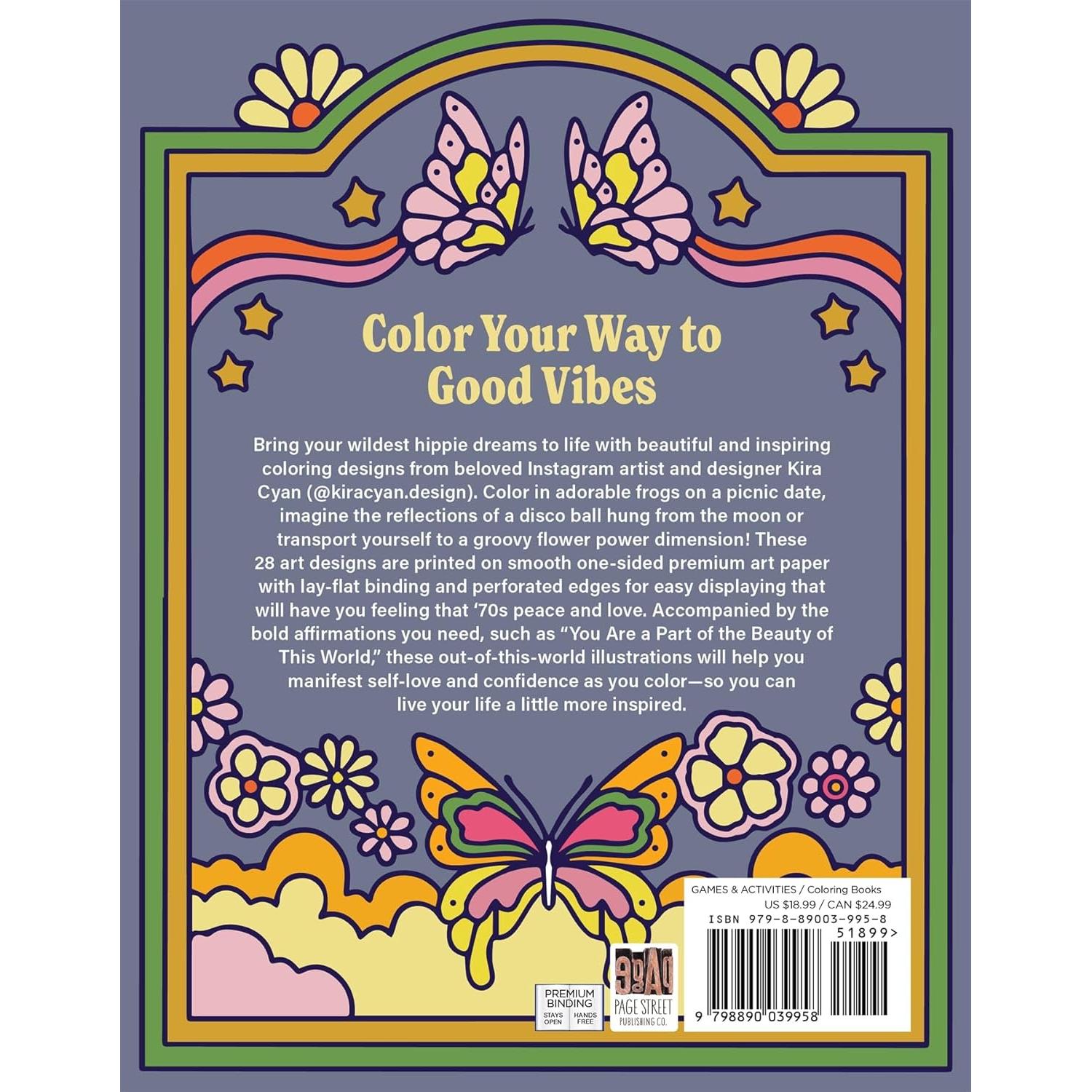 Wild Spirit: A Retro Coloring Book for Peace & Love
