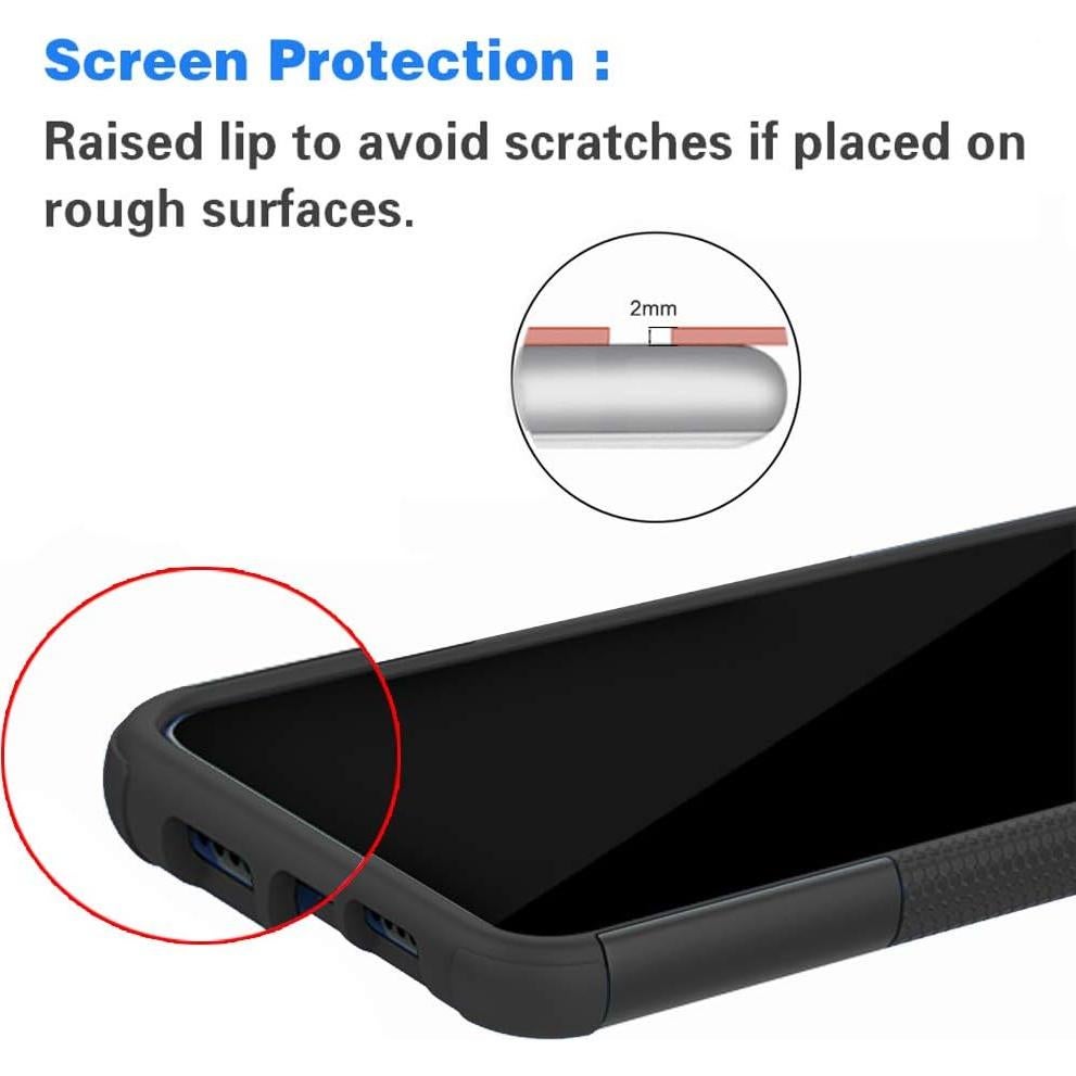 Funda Xiaomi Mi 8 Lite con Protector de Pantalla y Soporte