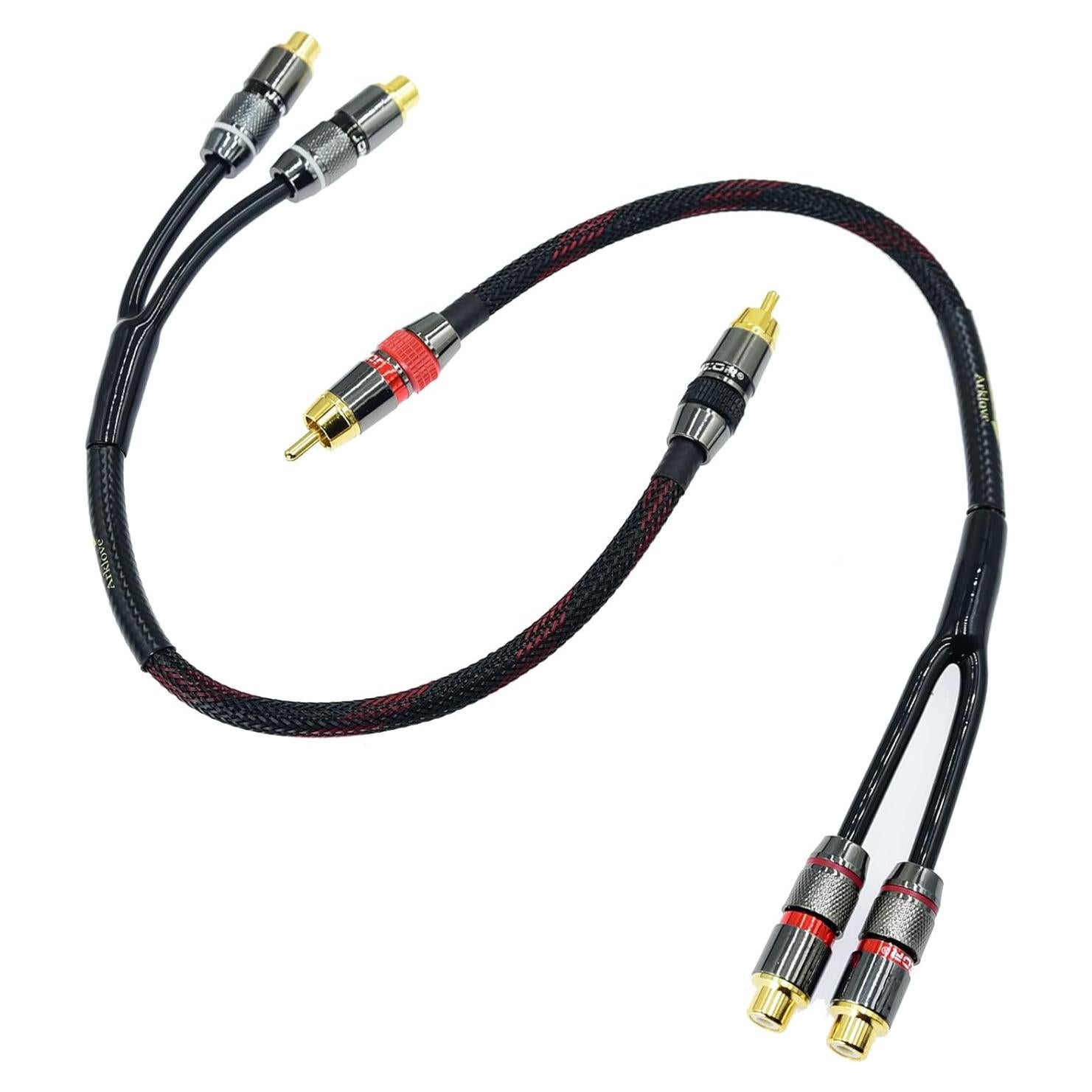 Divisor RCA 30.48cm Arklove 1 Macho a 2 Hembras 24K