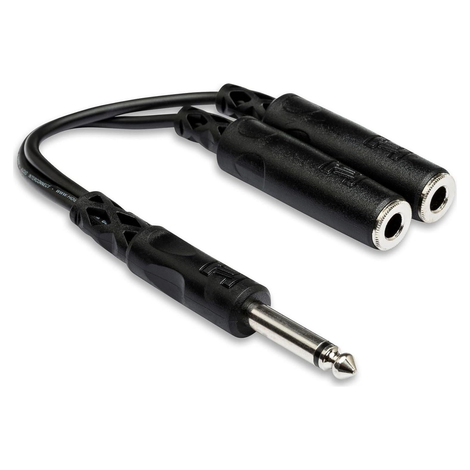 Cable Hosa YPP-111 1/4" TS a Doble 1/4" TS Mono 0.06 kg