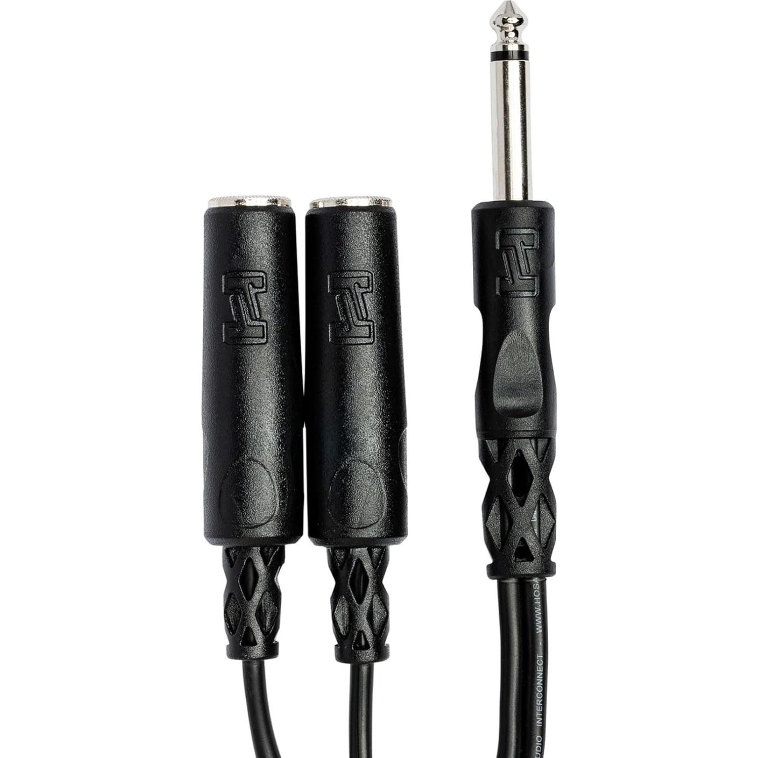 Cable Hosa YPP-111 1/4" TS a Doble 1/4" TS Mono 0.06 kg