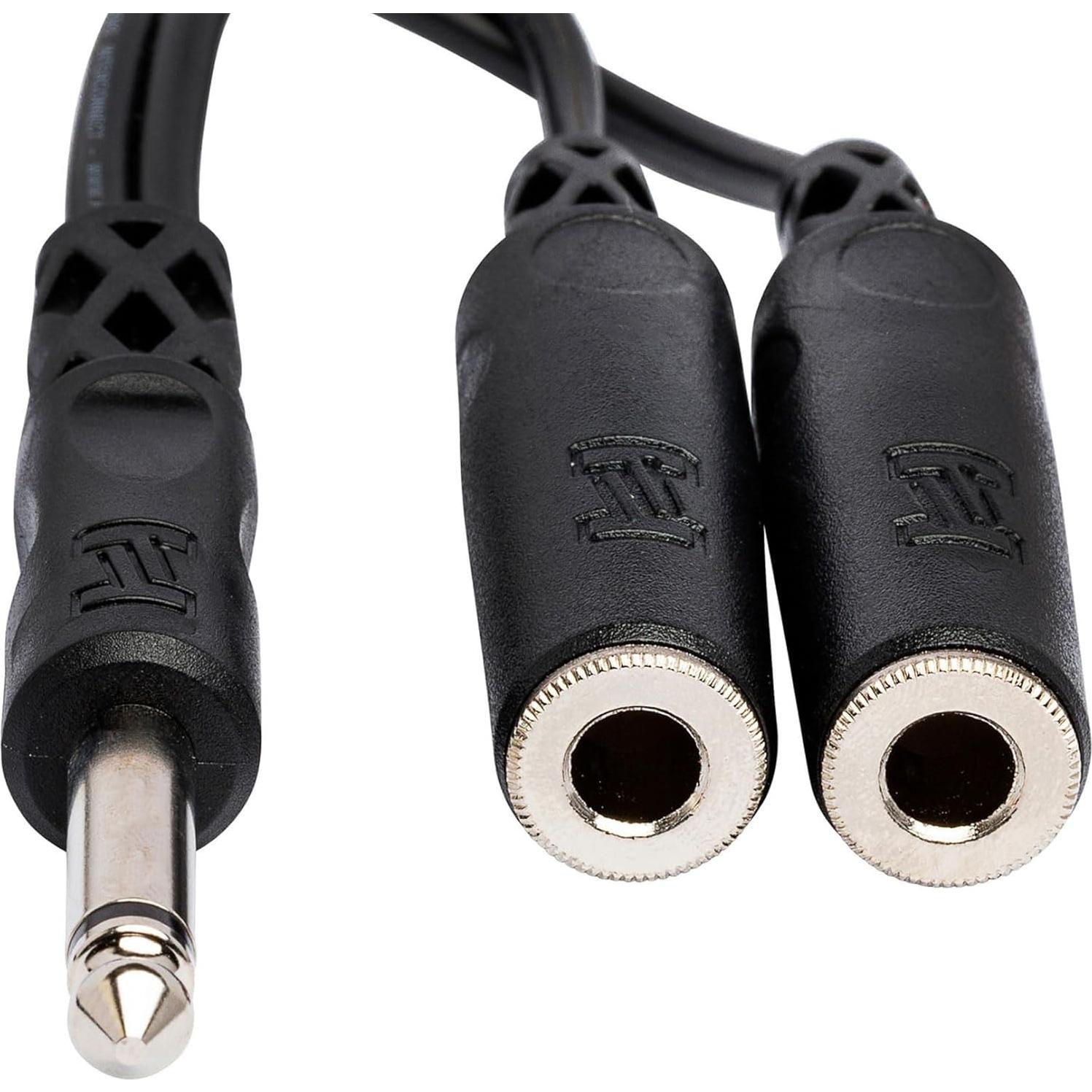 Cable Hosa YPP-111 1/4" TS a Doble 1/4" TS Mono 0.06 kg