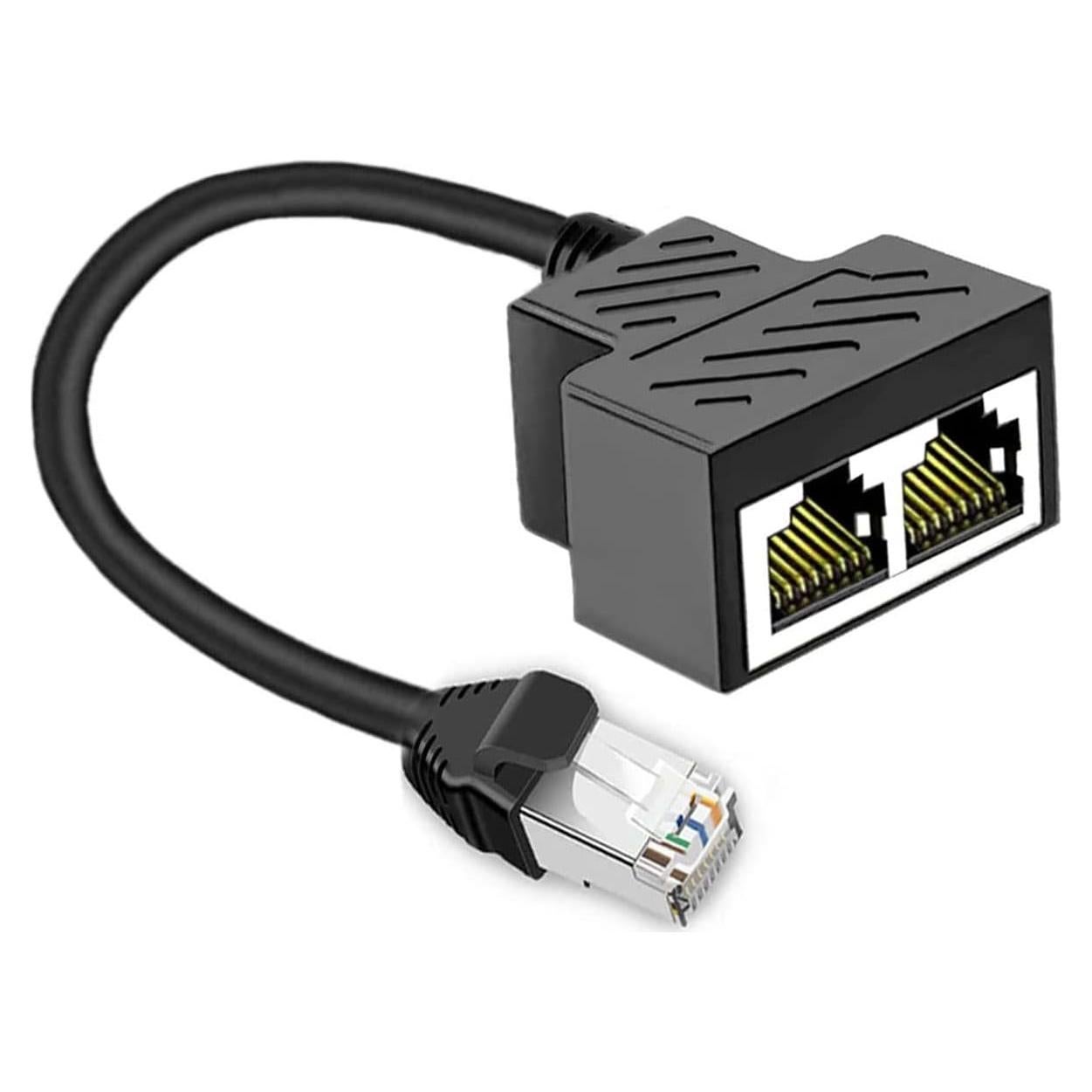 Divisor Ethernet RJ45 1 a 2 MVBOONE - Conexión Estable