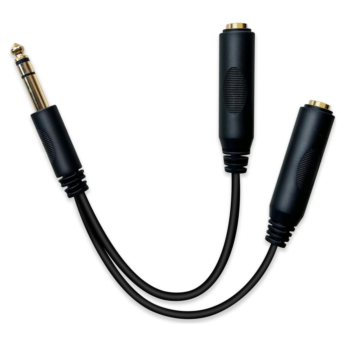 Cable Divisor de Audio Y 6.35mm MQDITH 20cm Duradero