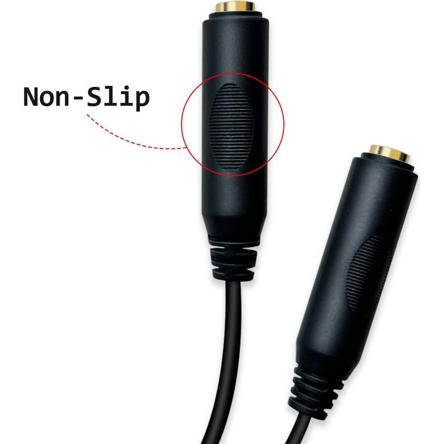 Cable Divisor de Audio Y 6.35mm MQDITH 20cm Duradero