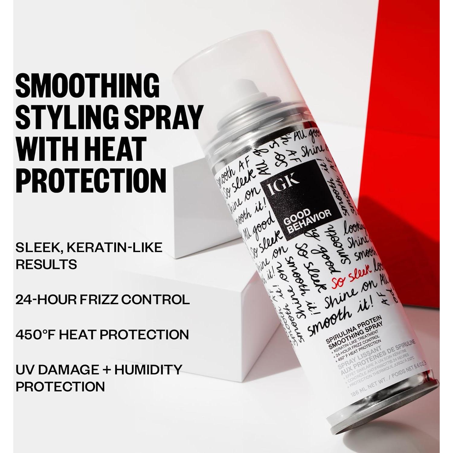 Spray Alisador IGK Buen Comportamiento 159g Vegano