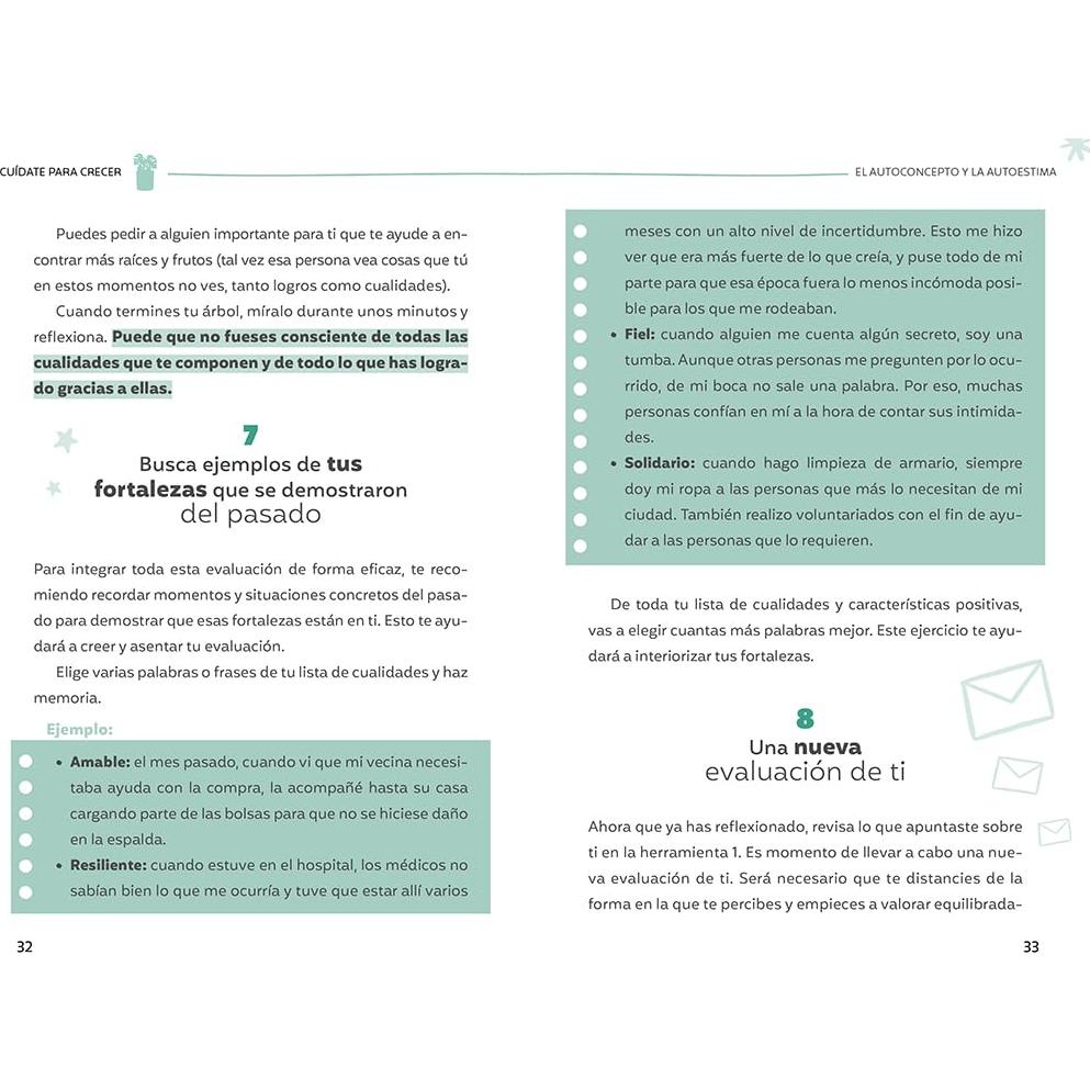 Cuídate para crecer: 100 herramientas psicológicas para desarrollar la autoestima que mereces / Take Care of Yourself to Grow (Spanish Edition)