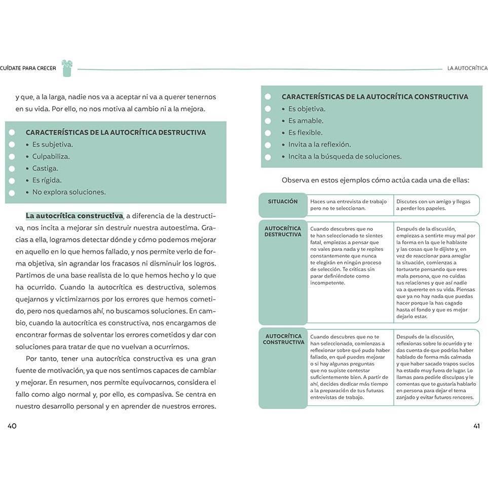 Cuídate para crecer: 100 herramientas psicológicas para desarrollar la autoestima que mereces / Take Care of Yourself to Grow (Spanish Edition)