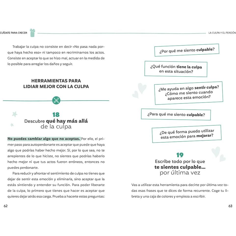 Cuídate para crecer: 100 herramientas psicológicas para desarrollar la autoestima que mereces / Take Care of Yourself to Grow (Spanish Edition)