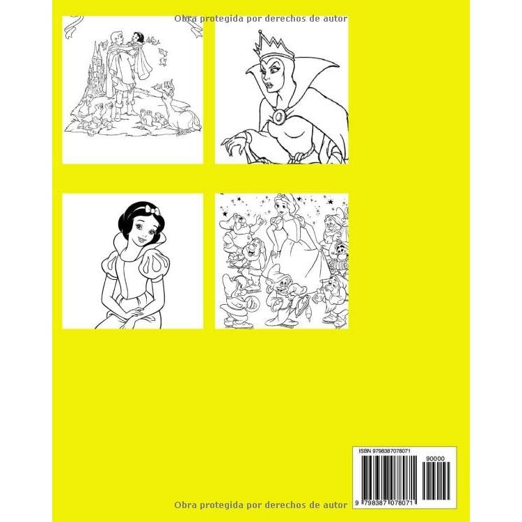 Blanca Nieves Libro para colorear (Spanish Edition)